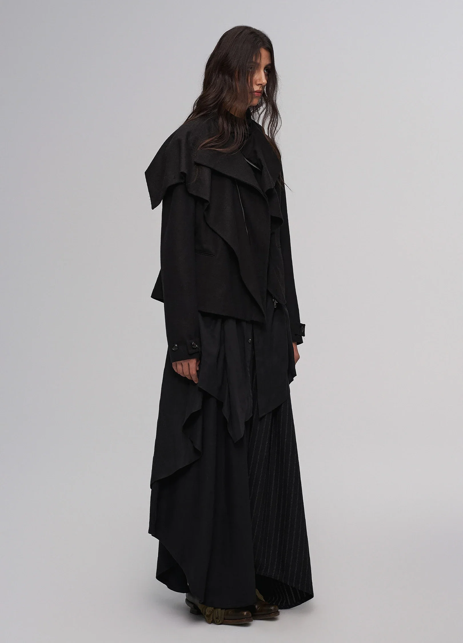 Distressed Collar Jacket - Image 5