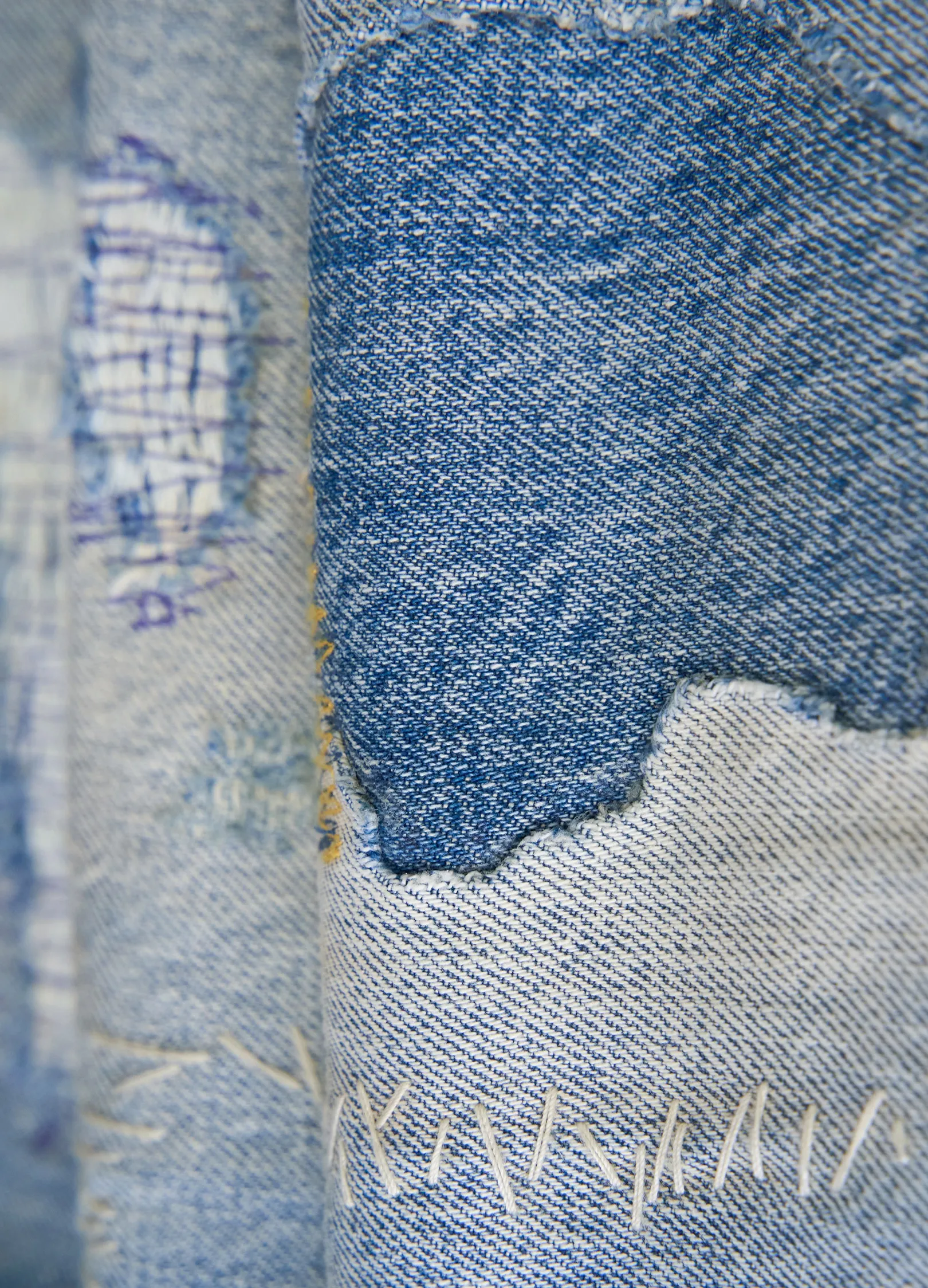 Distressed Patchwork Denim - Image 11