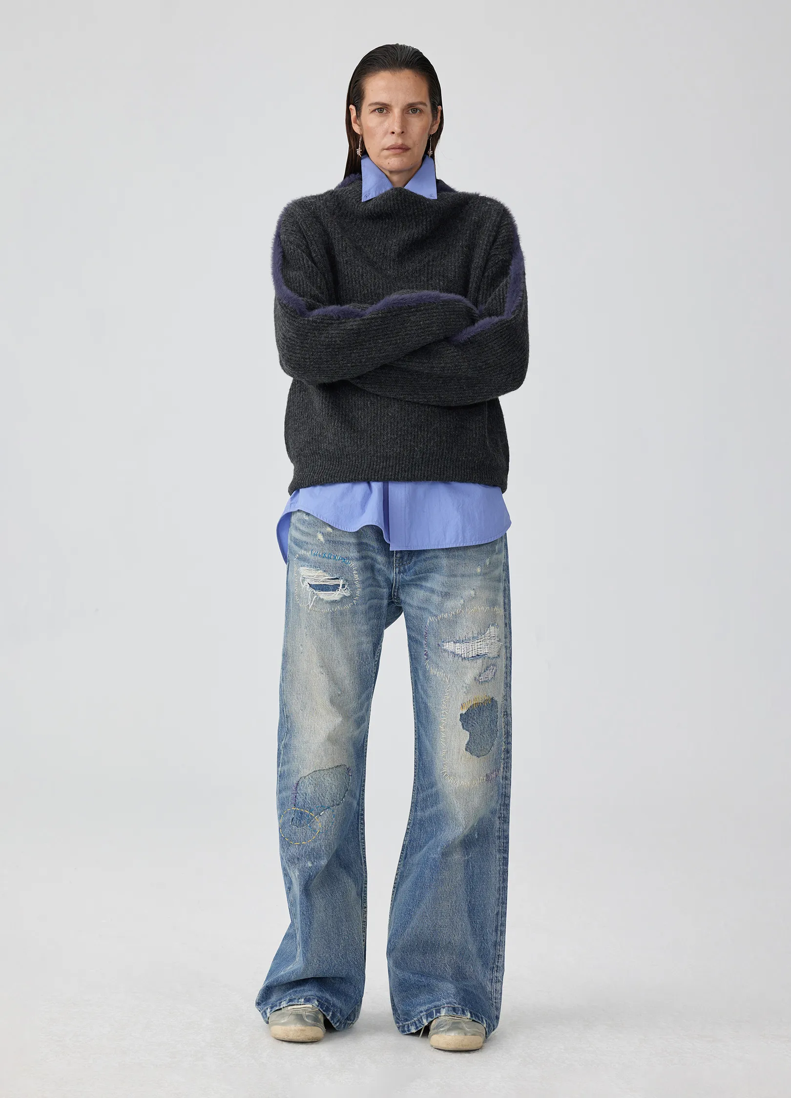 Distressed Patchwork Denim - Image 2