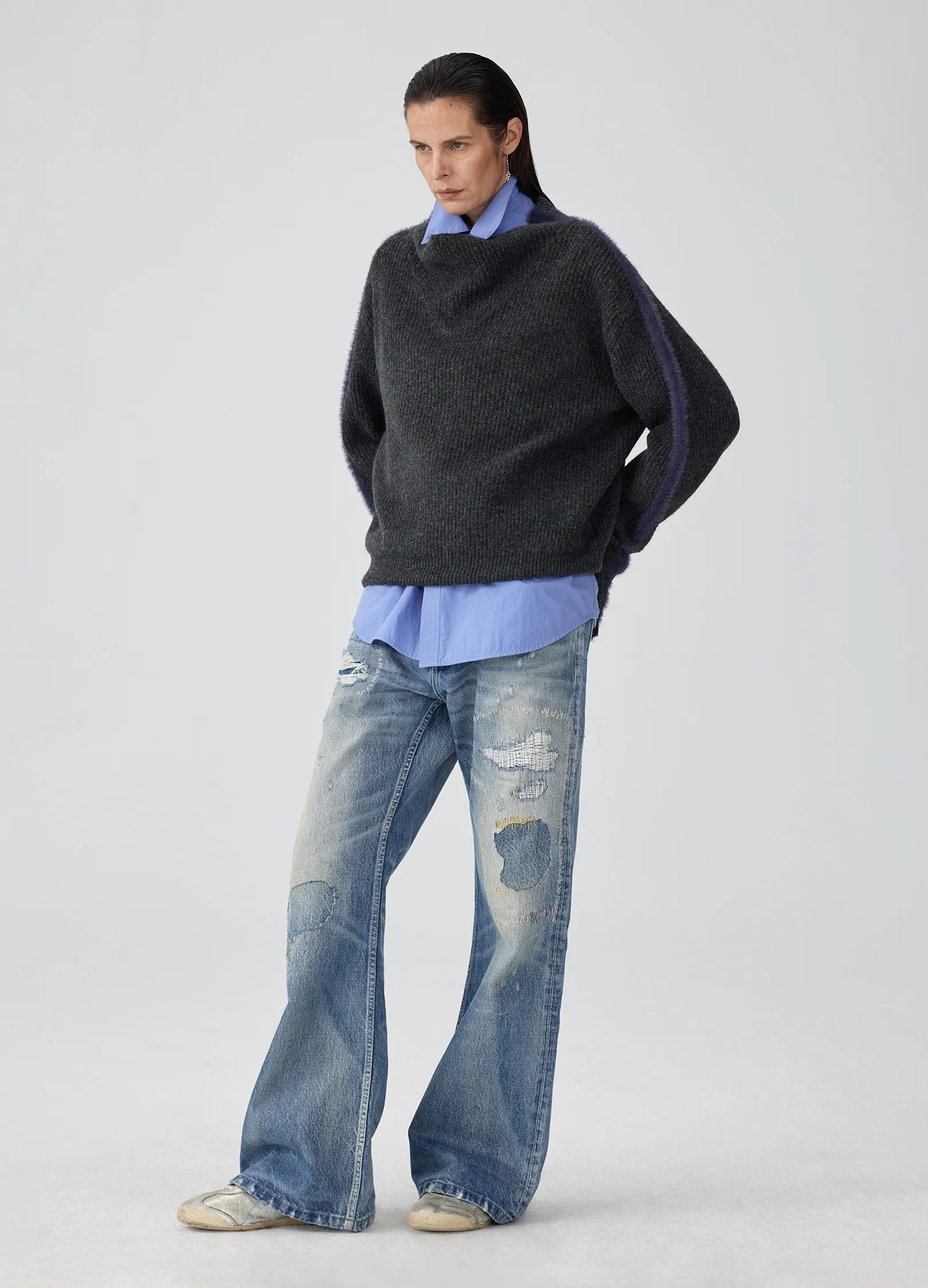 Distressed Patchwork Denim - Image 4