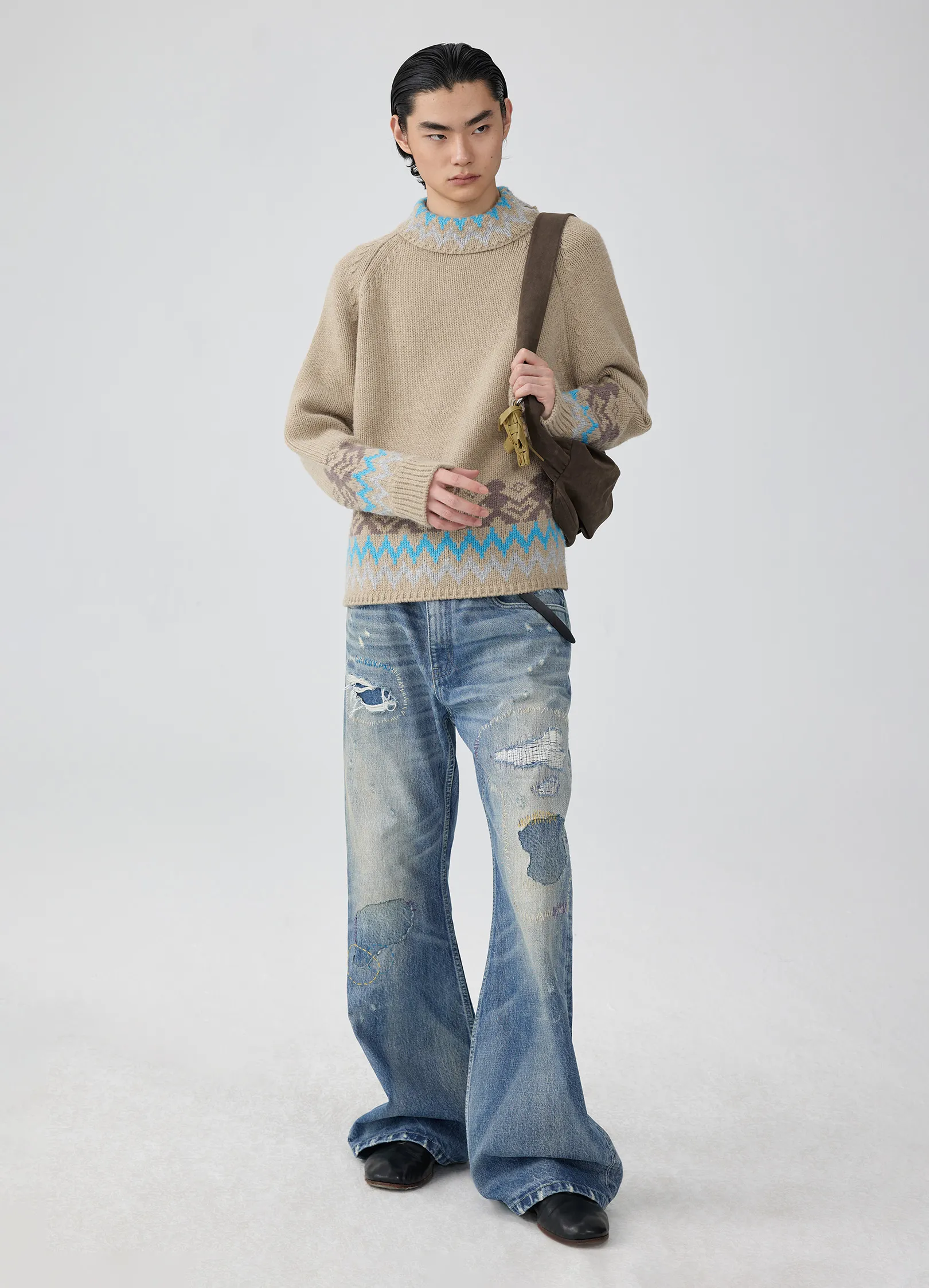 Distressed Patchwork Denim - Image 6