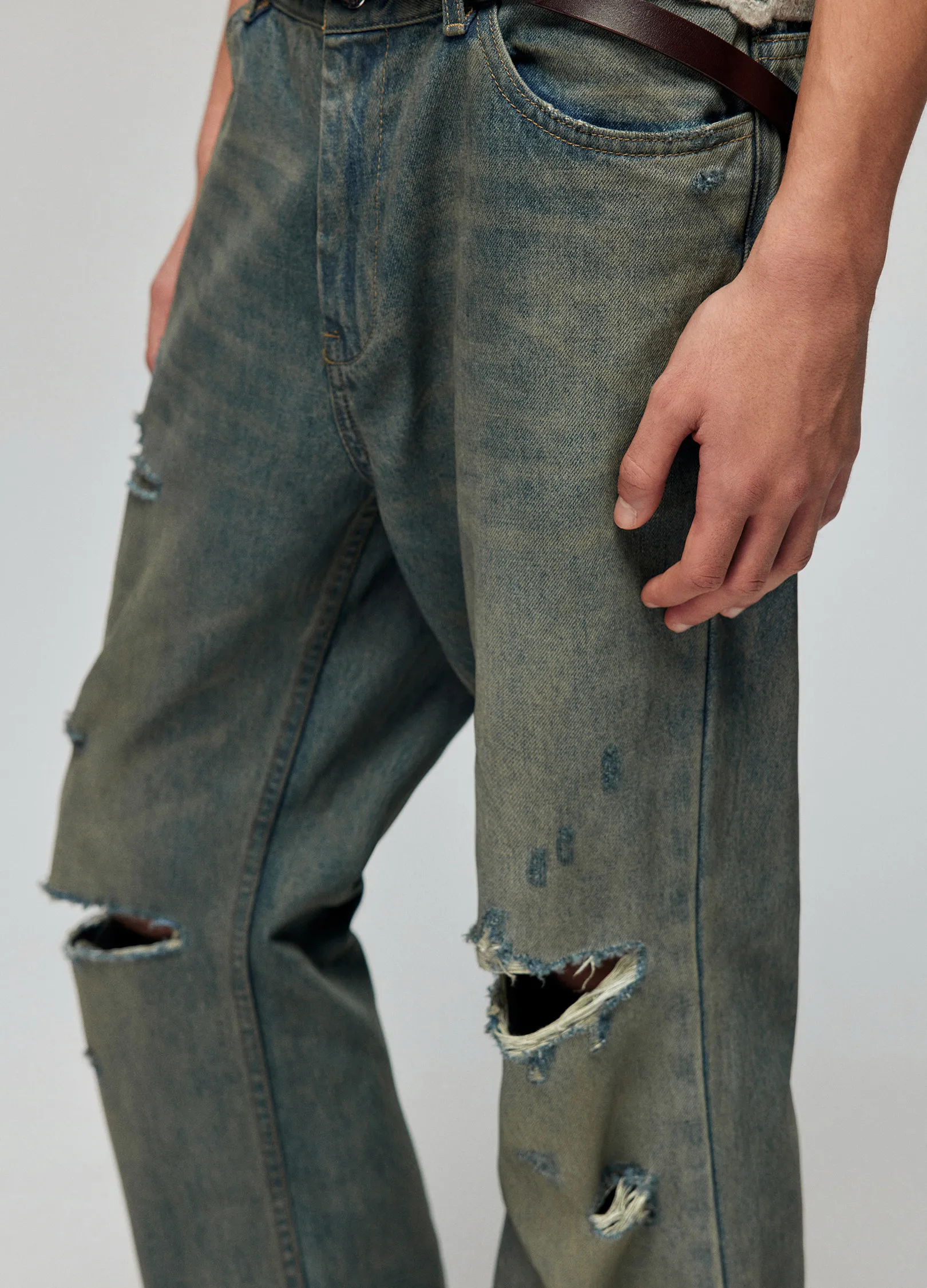 Distressed Wide Flares - Image 8