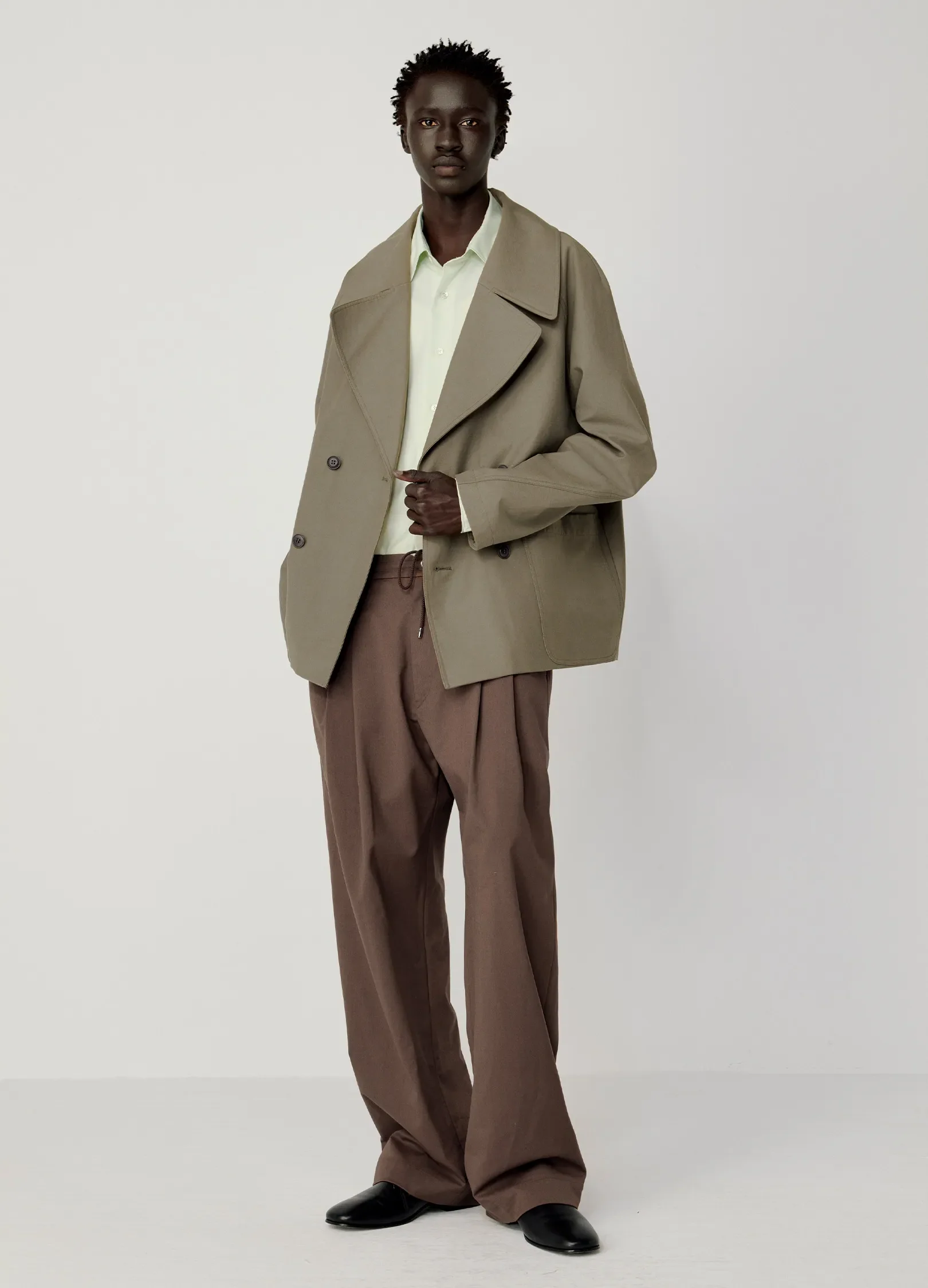 Double Breasted Lapel Jacket