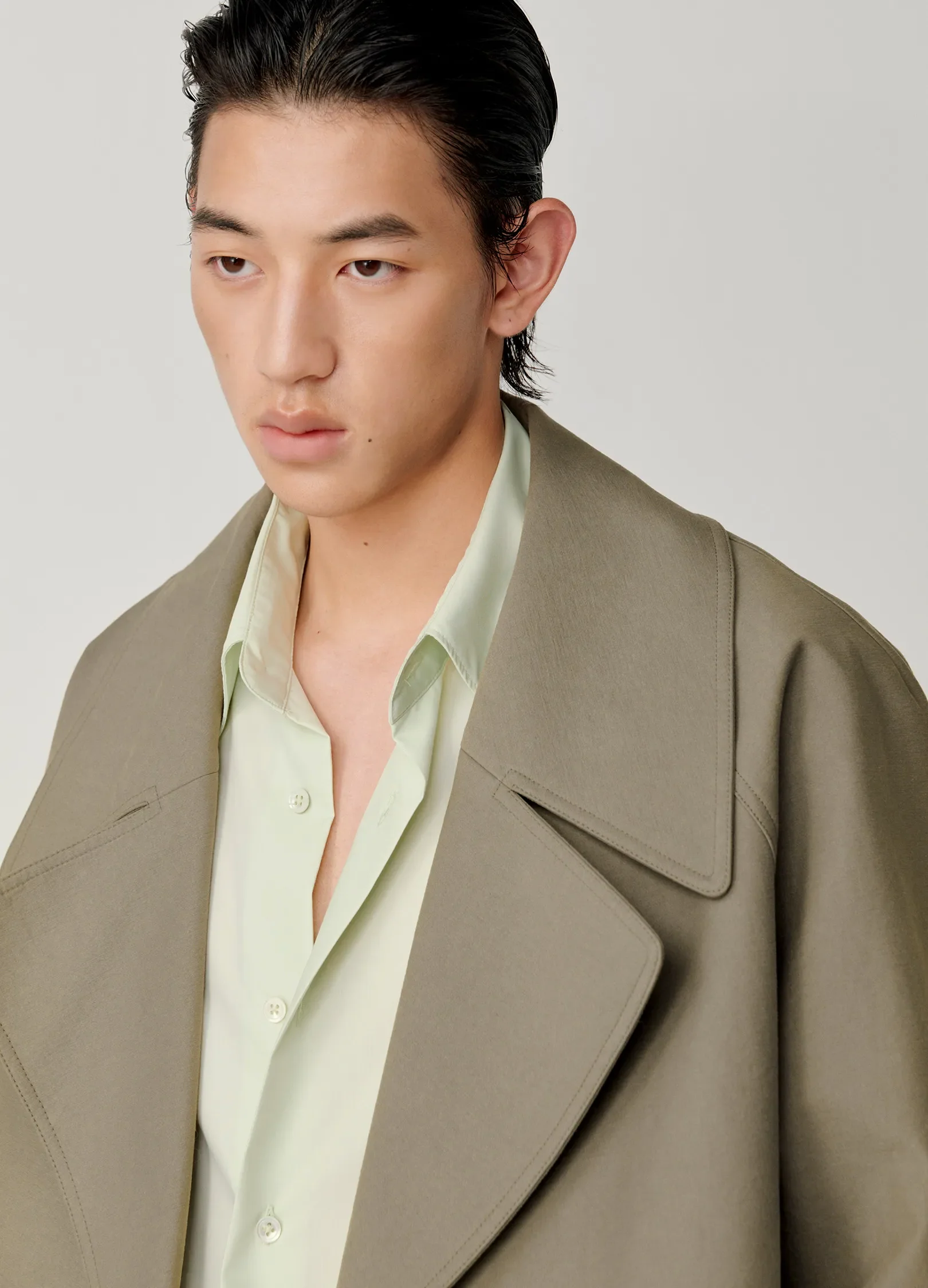 Double Breasted Lapel Jacket - Image 13