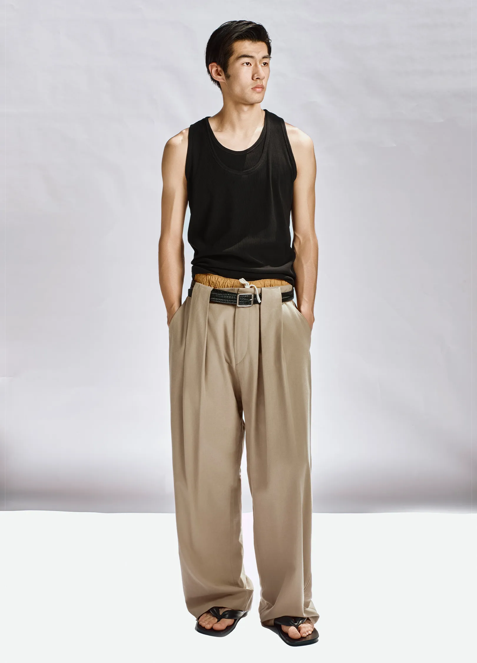 Double Pleat Suit Trousers - Image 6