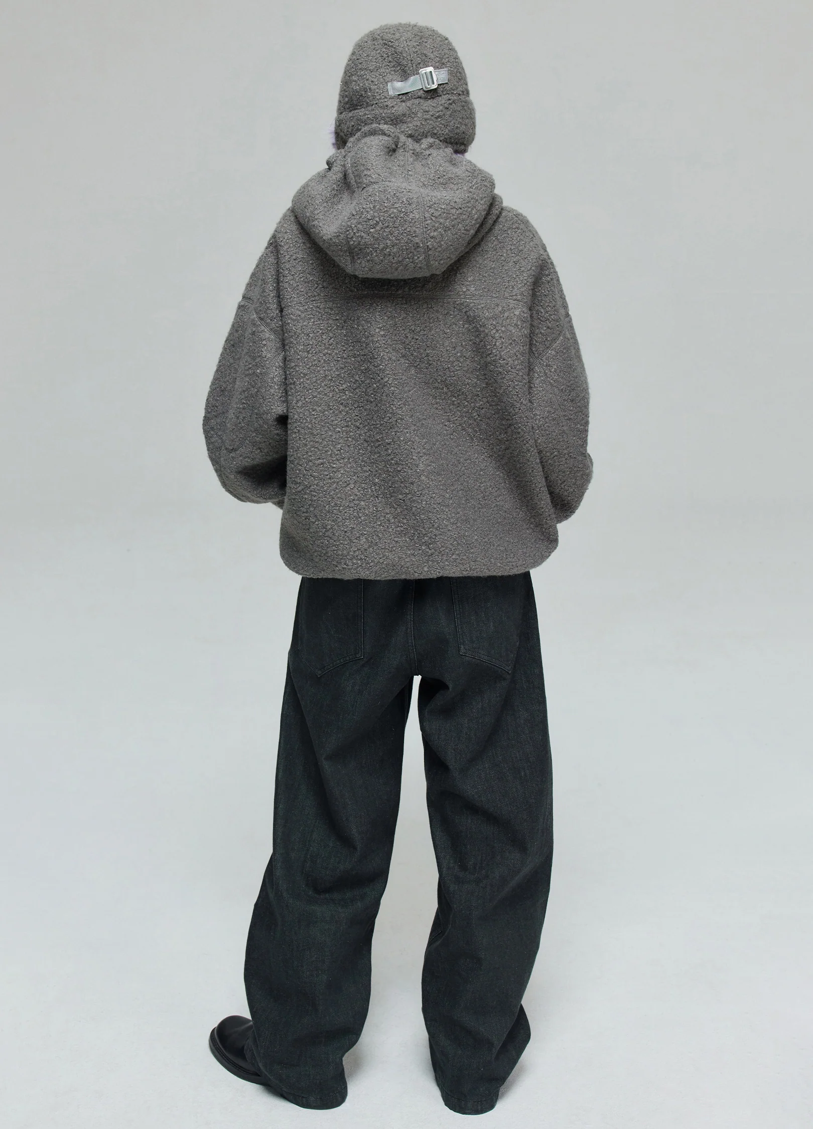 Double Zip Fleece Hooded Jacket - Image 12