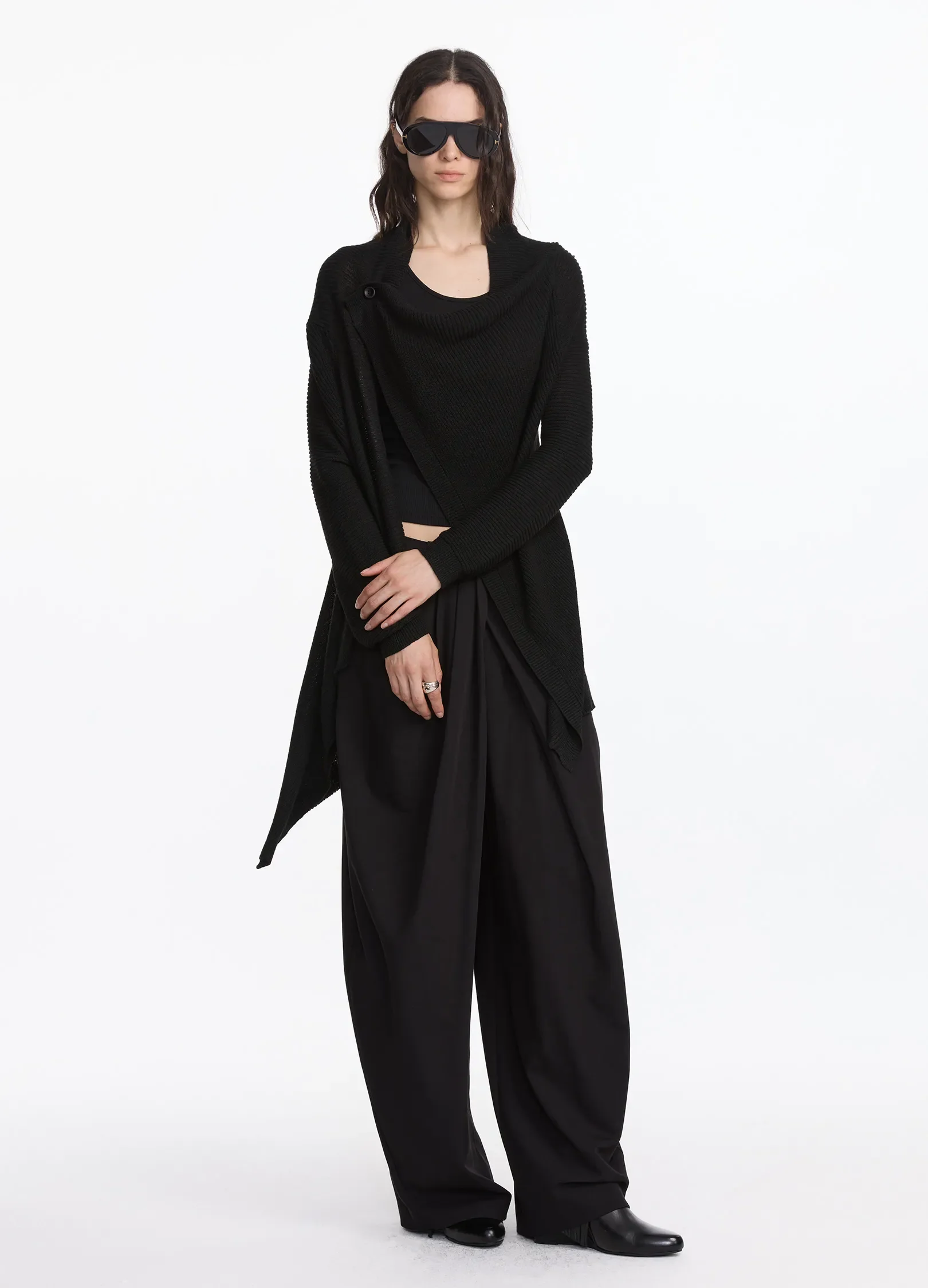 Drape Knit Cardigan - Image 9
