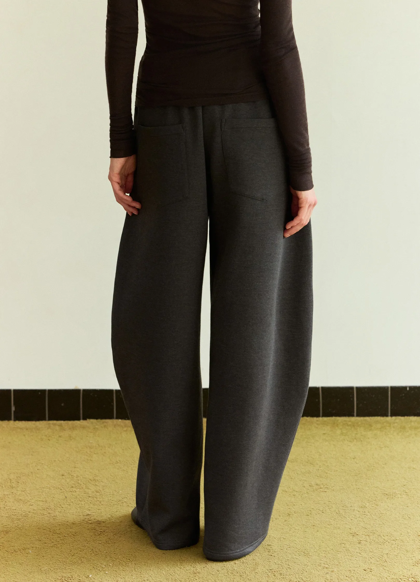 Drawstring Knit Trousers - Image 5