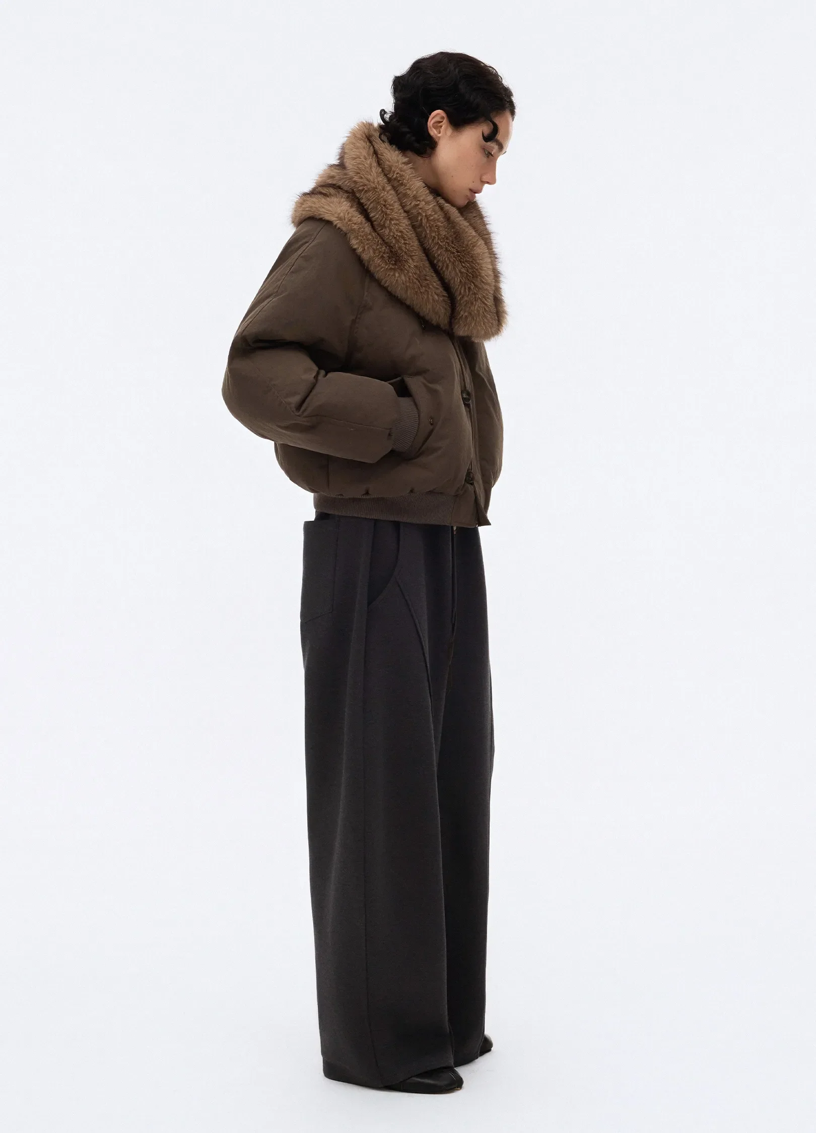 Drawstring Knit Trousers - Image 9