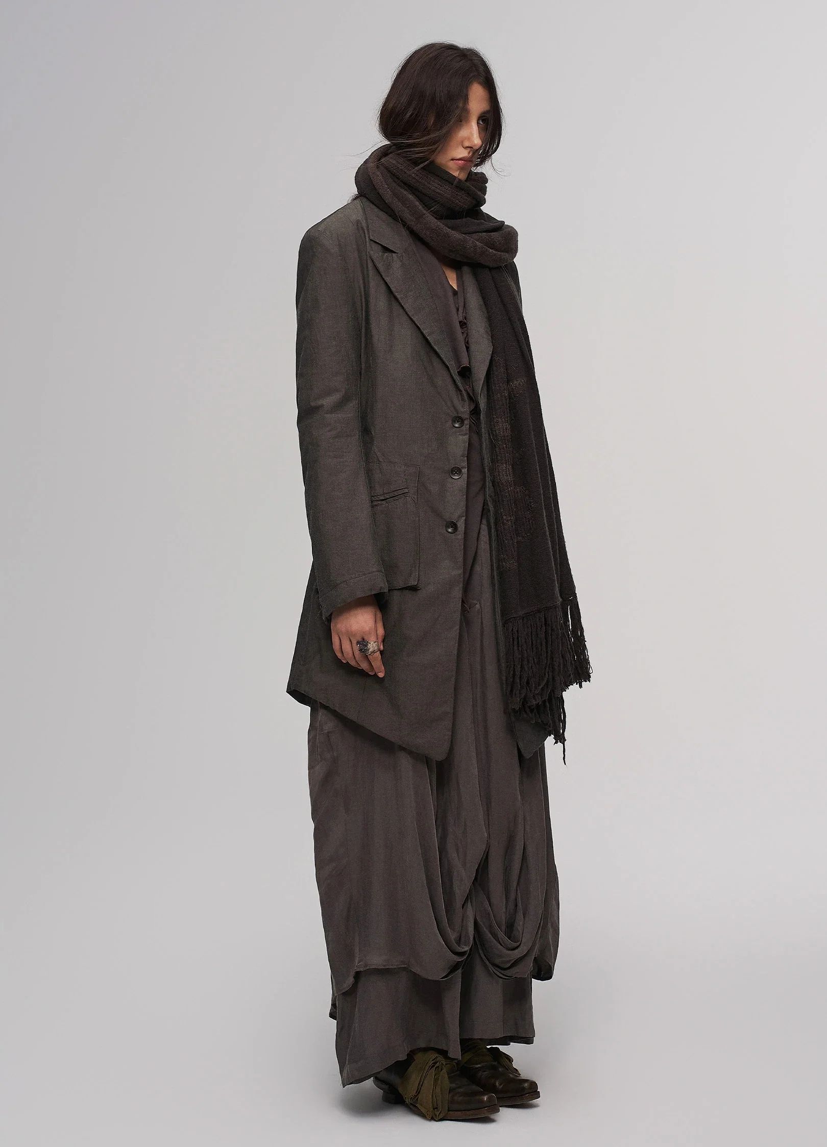 Embroidered Blazer Coat - Image 4
