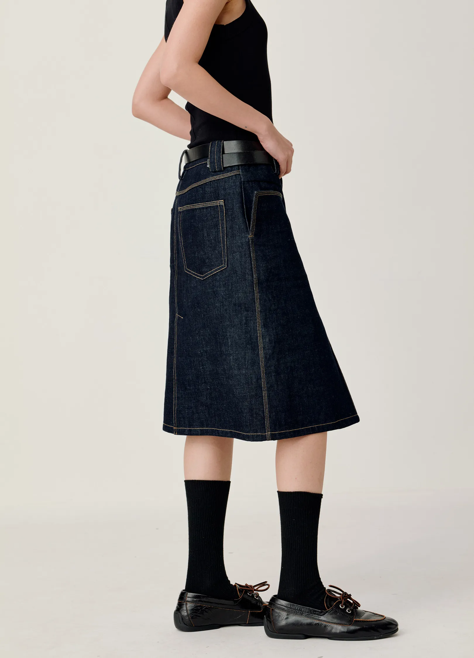 Engineer Denim Skirt - Image 7