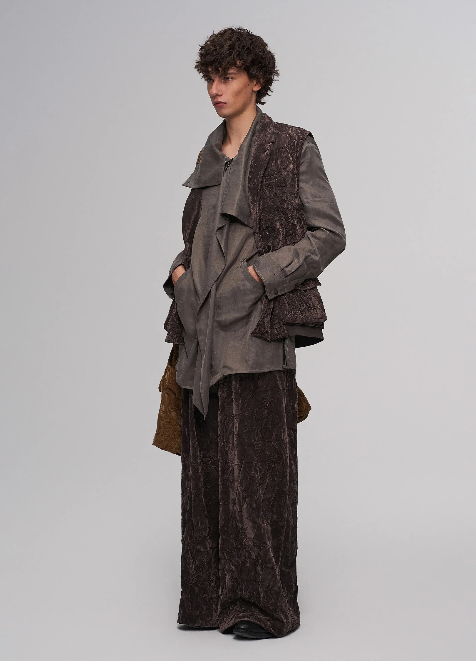 Espresso Velvet Trousers - Image 10
