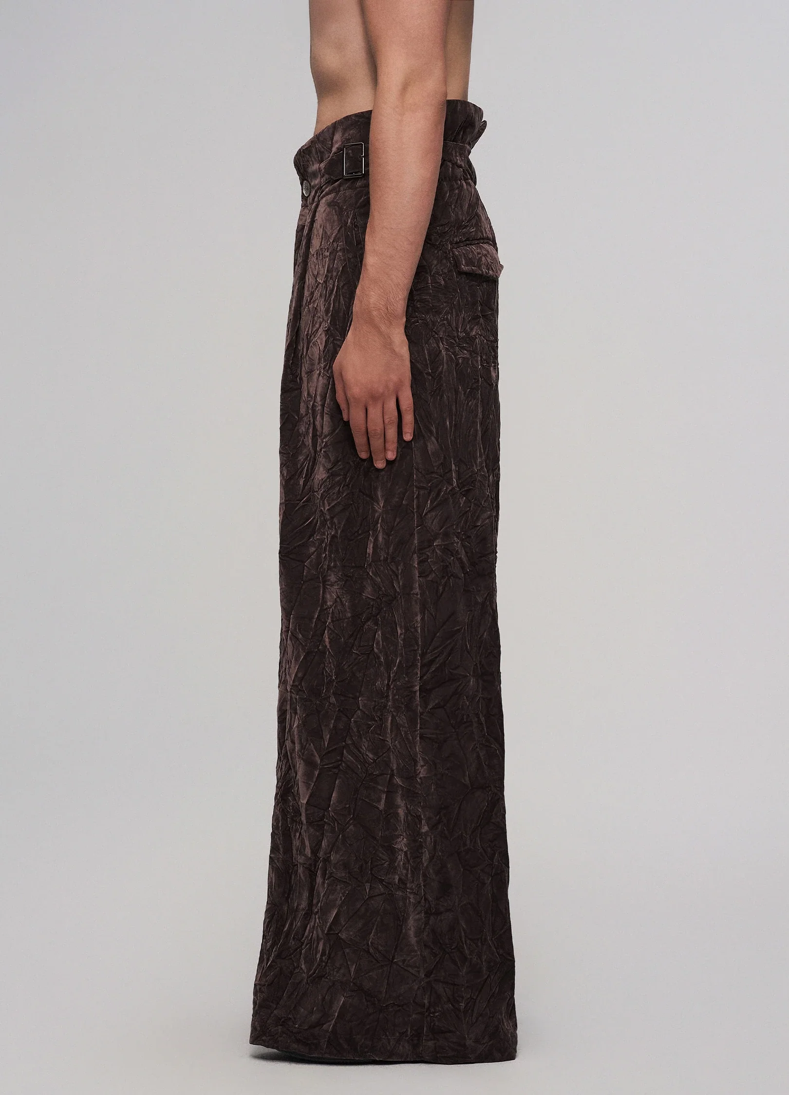 Espresso Velvet Trousers - Image 3