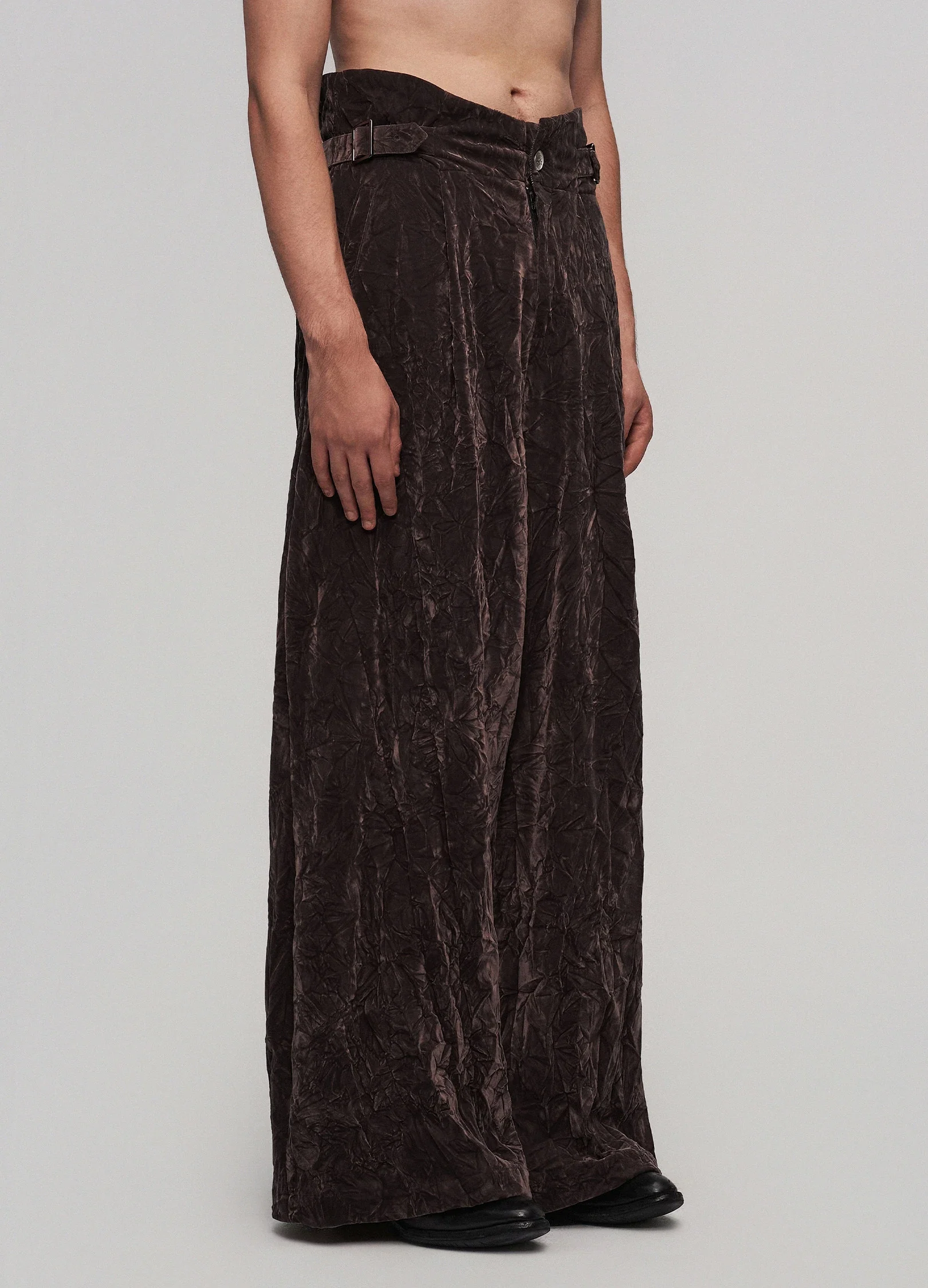 Espresso Velvet Trousers - Image 4