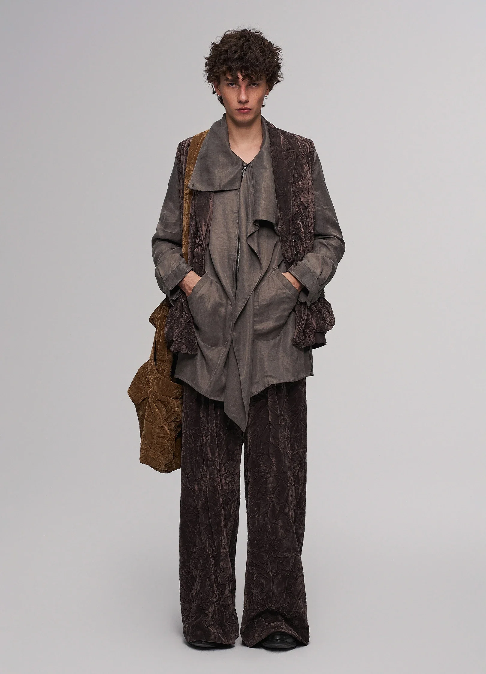 Espresso Velvet Trousers - Image 7