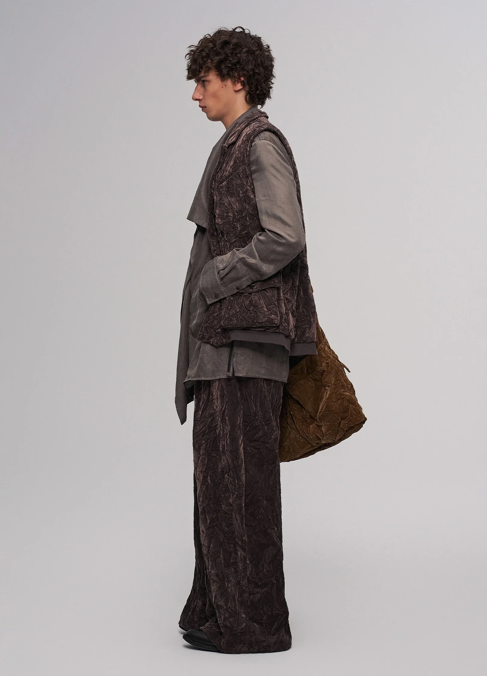 Espresso Velvet Trousers - Image 8