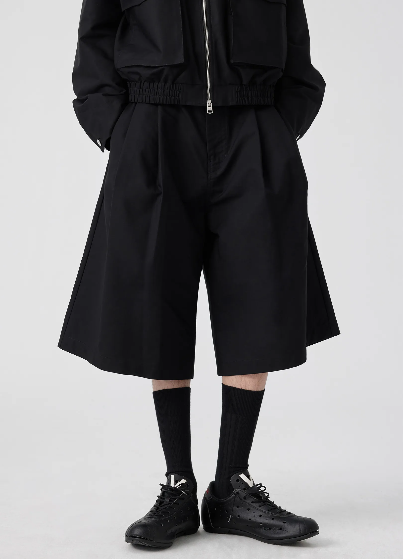Extended Pleated Shorts - Image 3