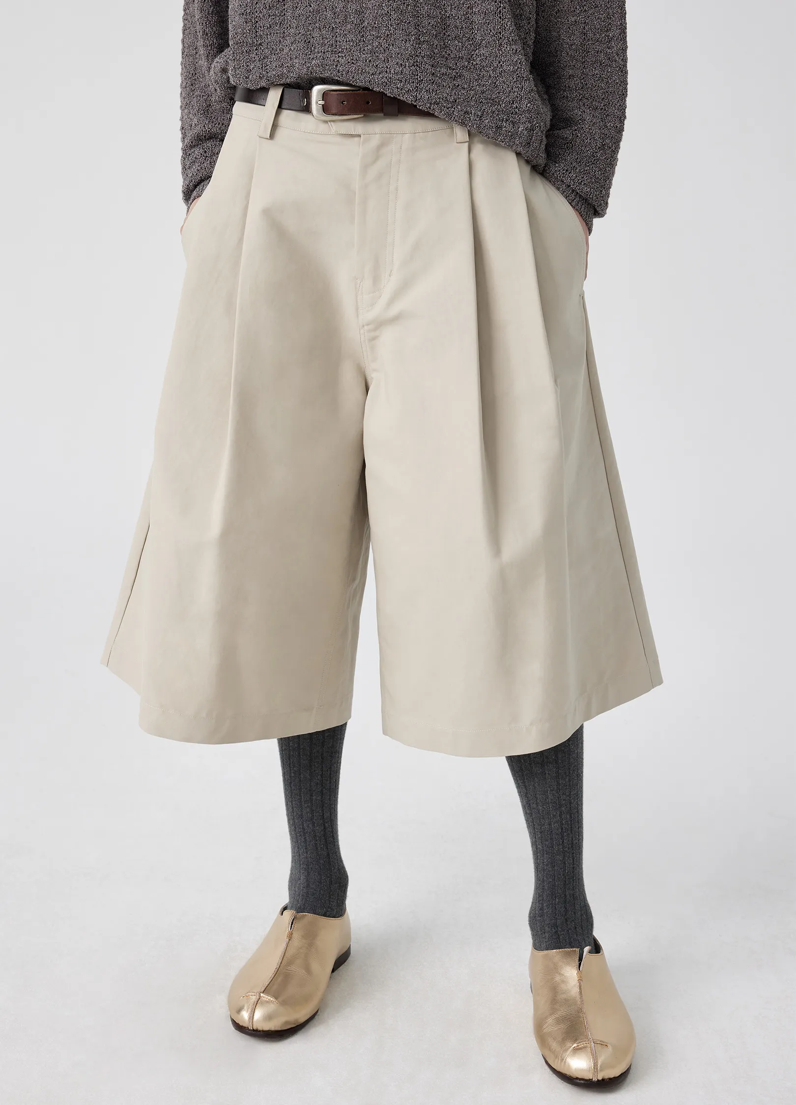 Extended Pleated Shorts - Image 5