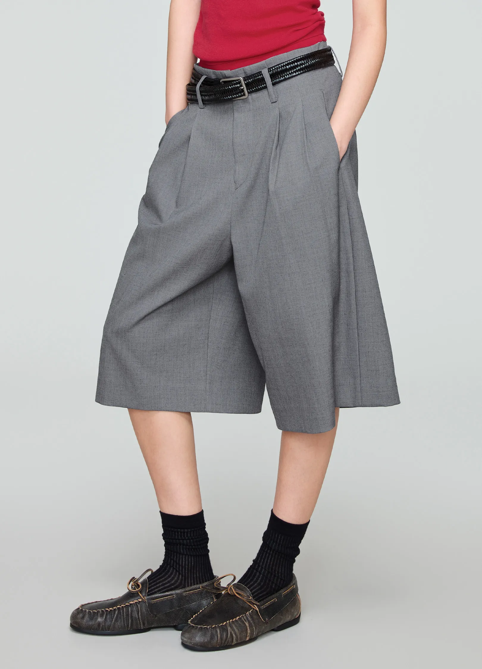 Extended Suit Shorts