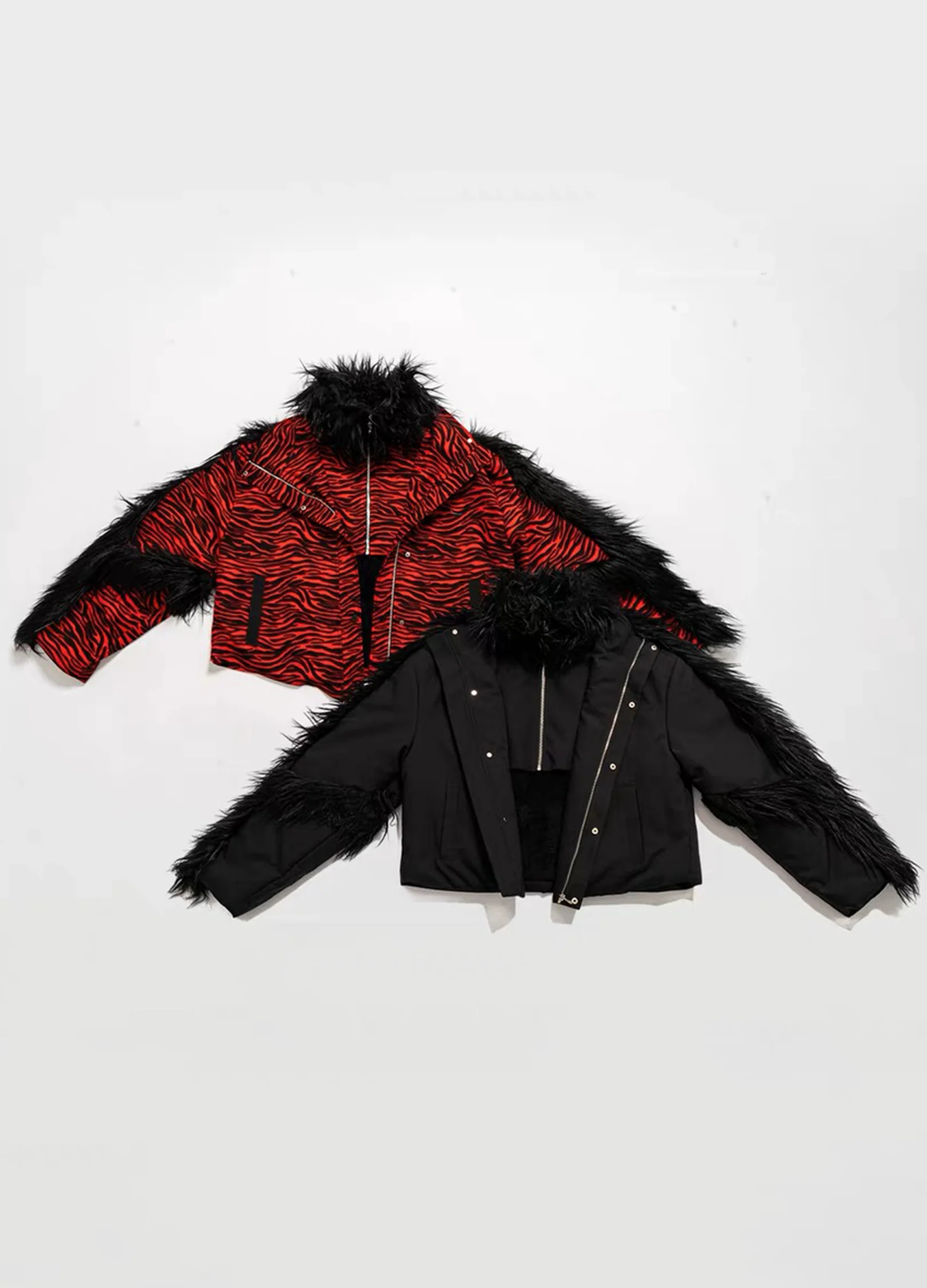 Faux Fur Puffer Jacket - Image 12