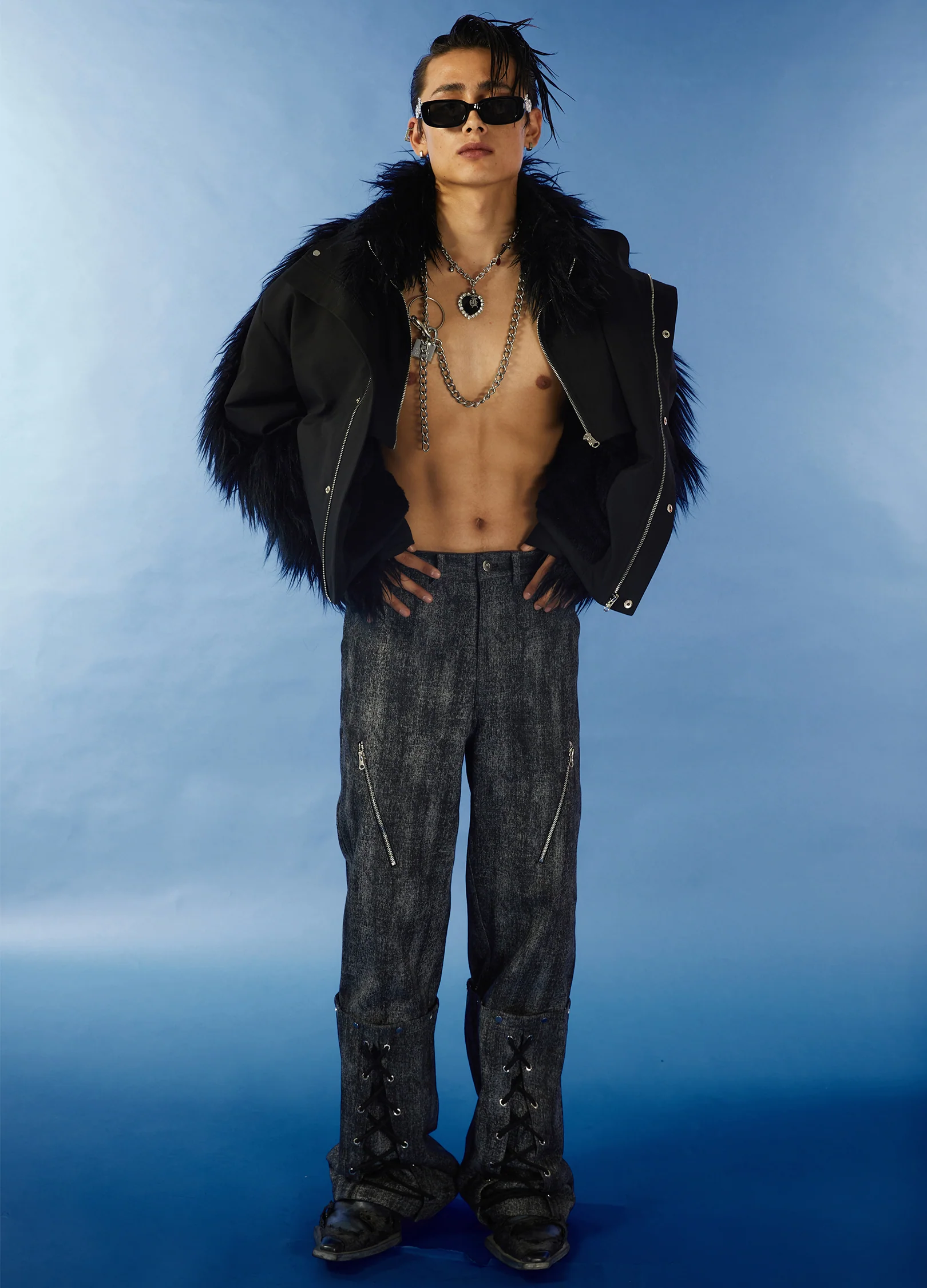 Faux Fur Puffer Jacket - Image 6
