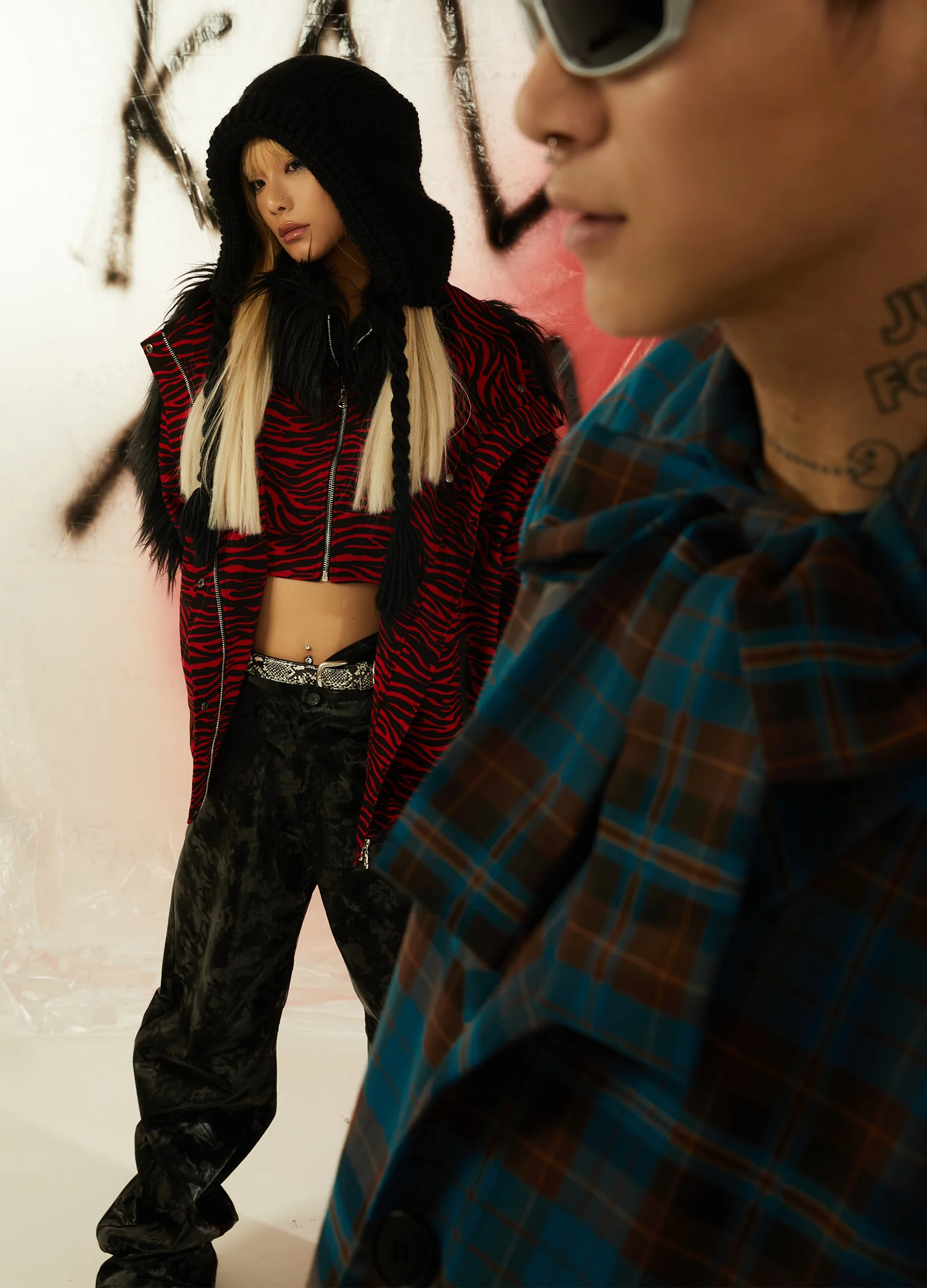 Faux Fur Puffer Jacket - Image 8