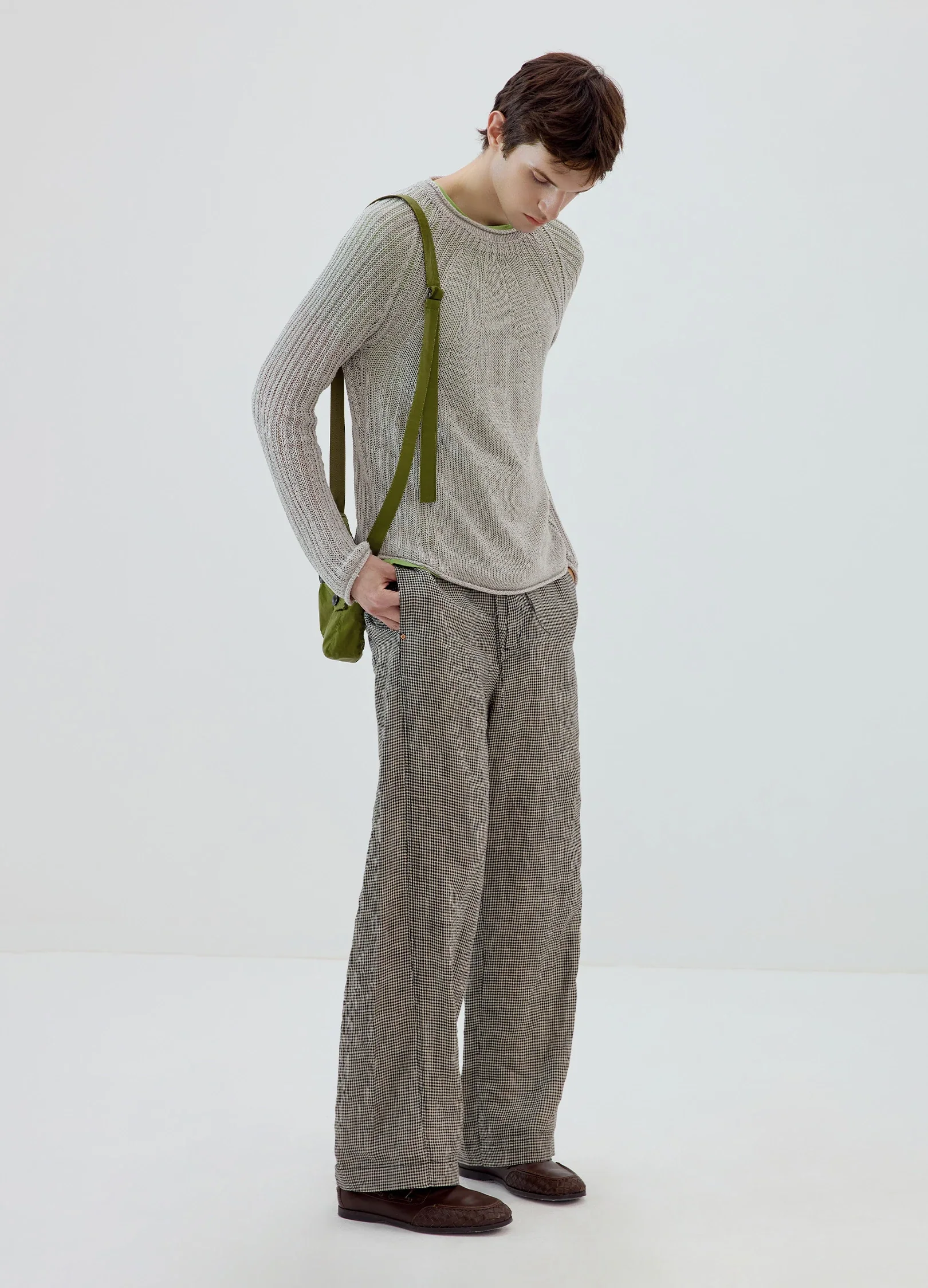 Fitted Rib Sweater - Image 9
