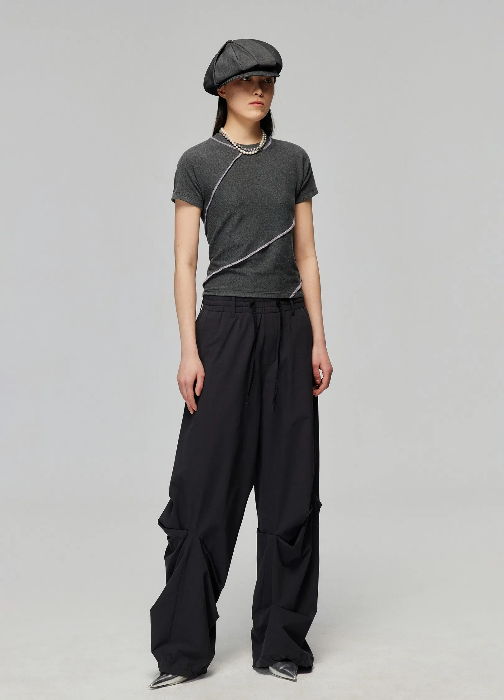 Fitted Ribbed Tee - Image 8