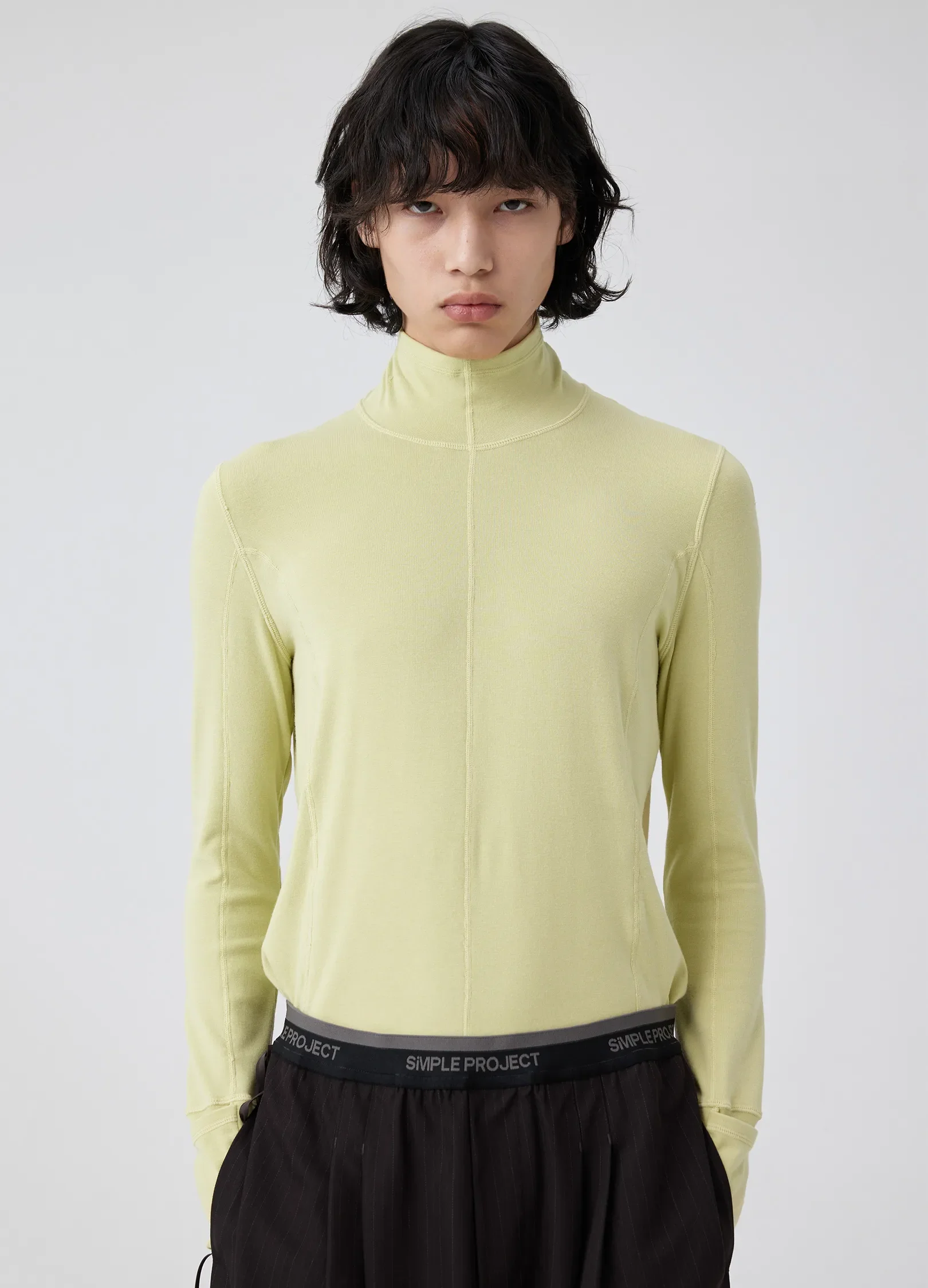 Fitted Turtleneck Mens - Image 4