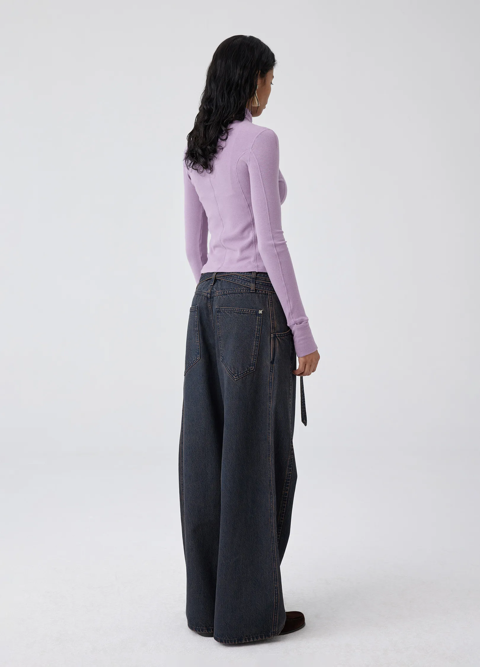 Fitted Turtleneck Womens - Image 12