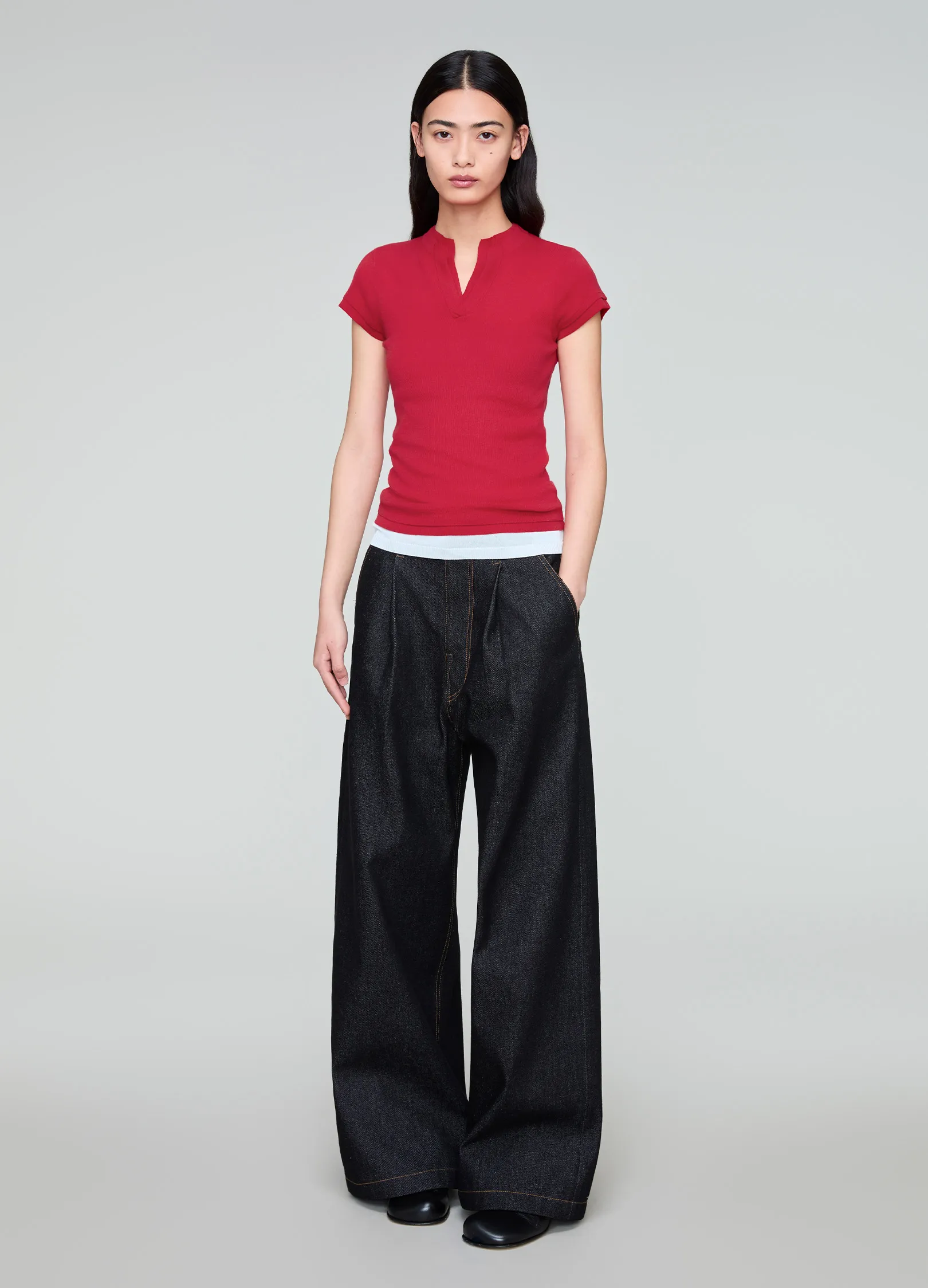 Fitted V Tee - Image 12