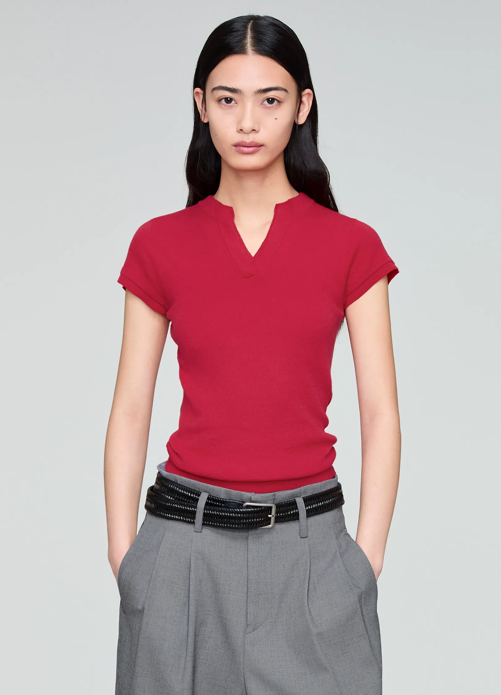 Fitted V Tee - Image 4