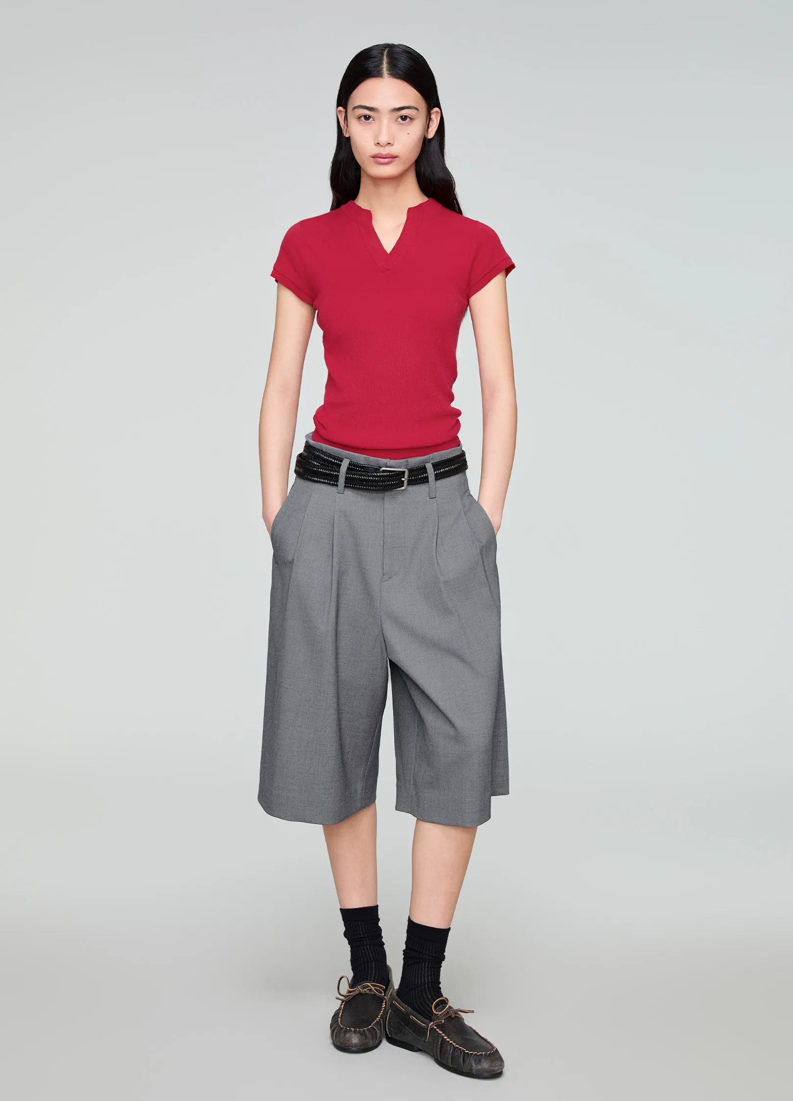 Fitted V Tee - Image 8