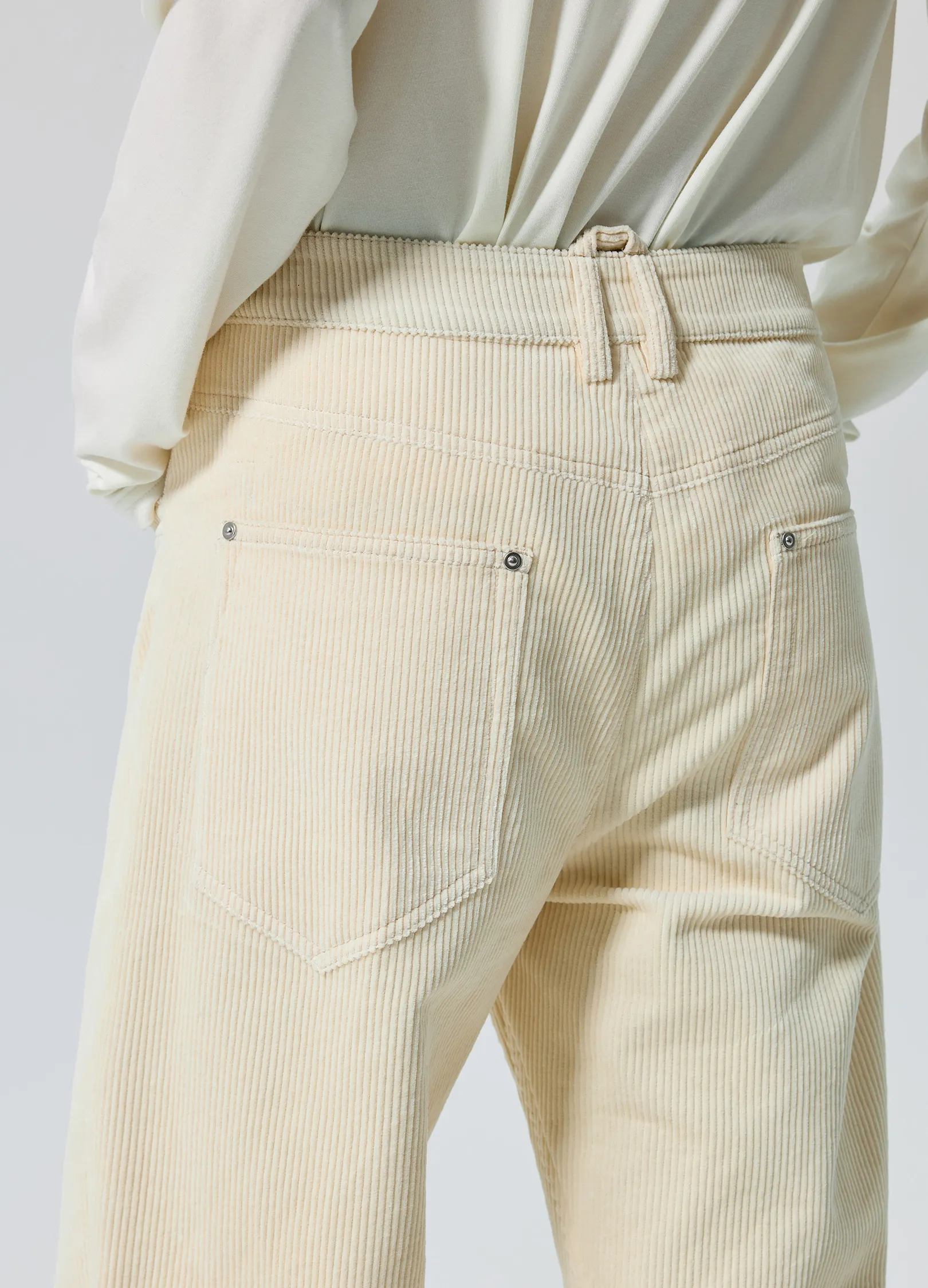Flared Corduroy Trousers - Image 12