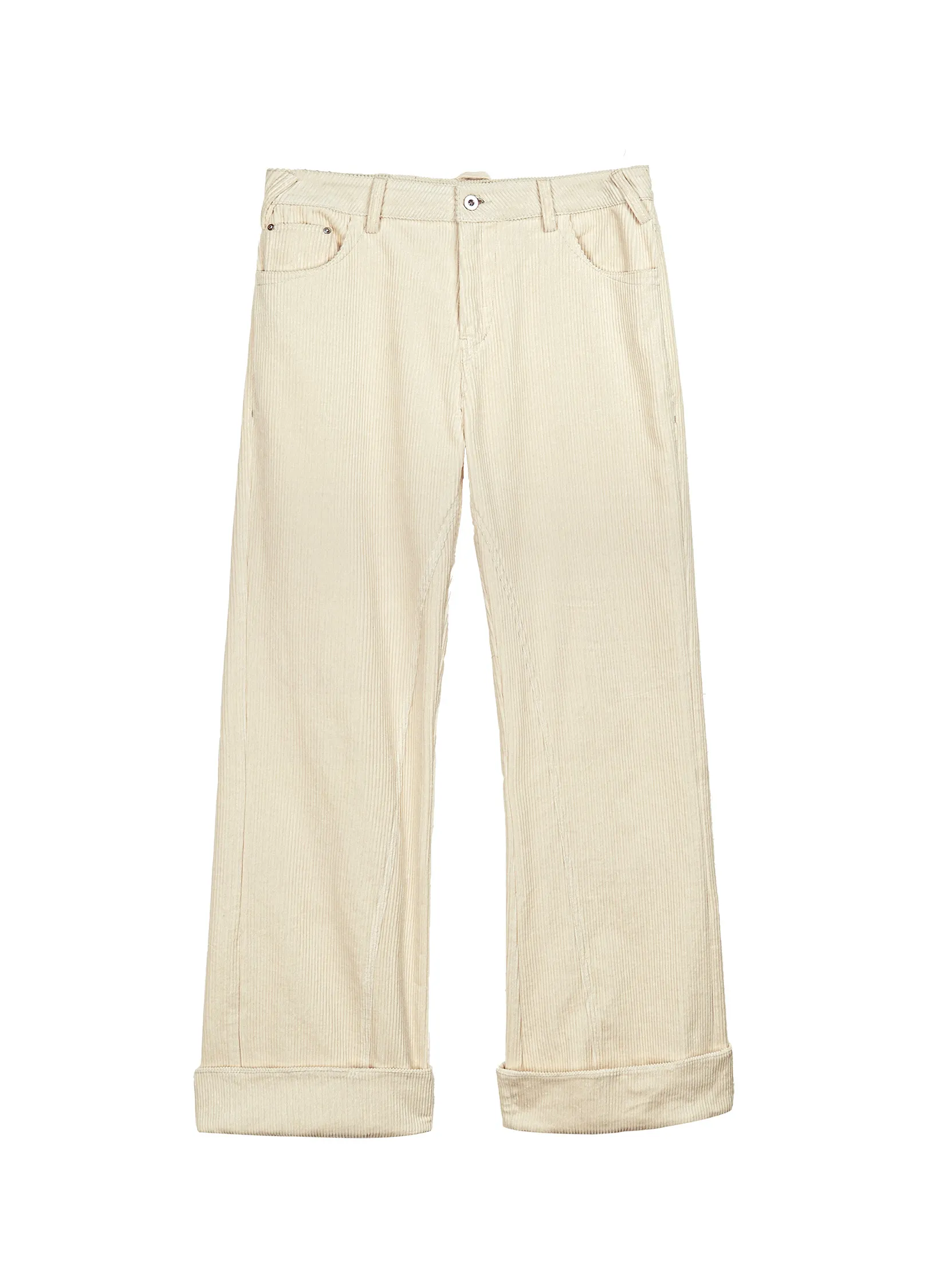 Flared Corduroy Trousers - Image 17