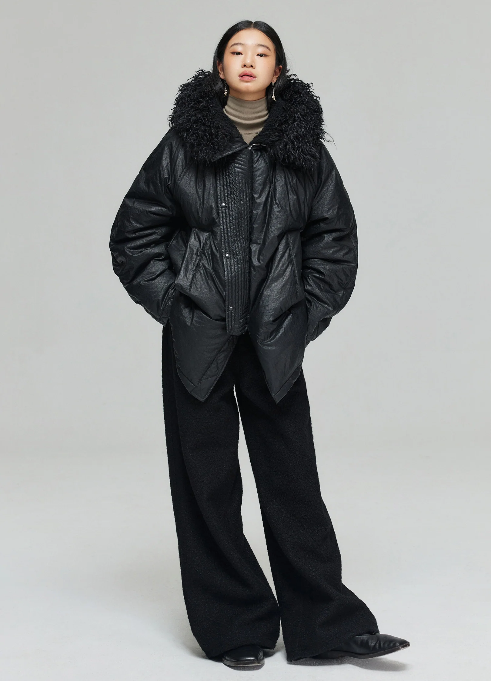 Fleece Wide Leg Trousers - Image 12