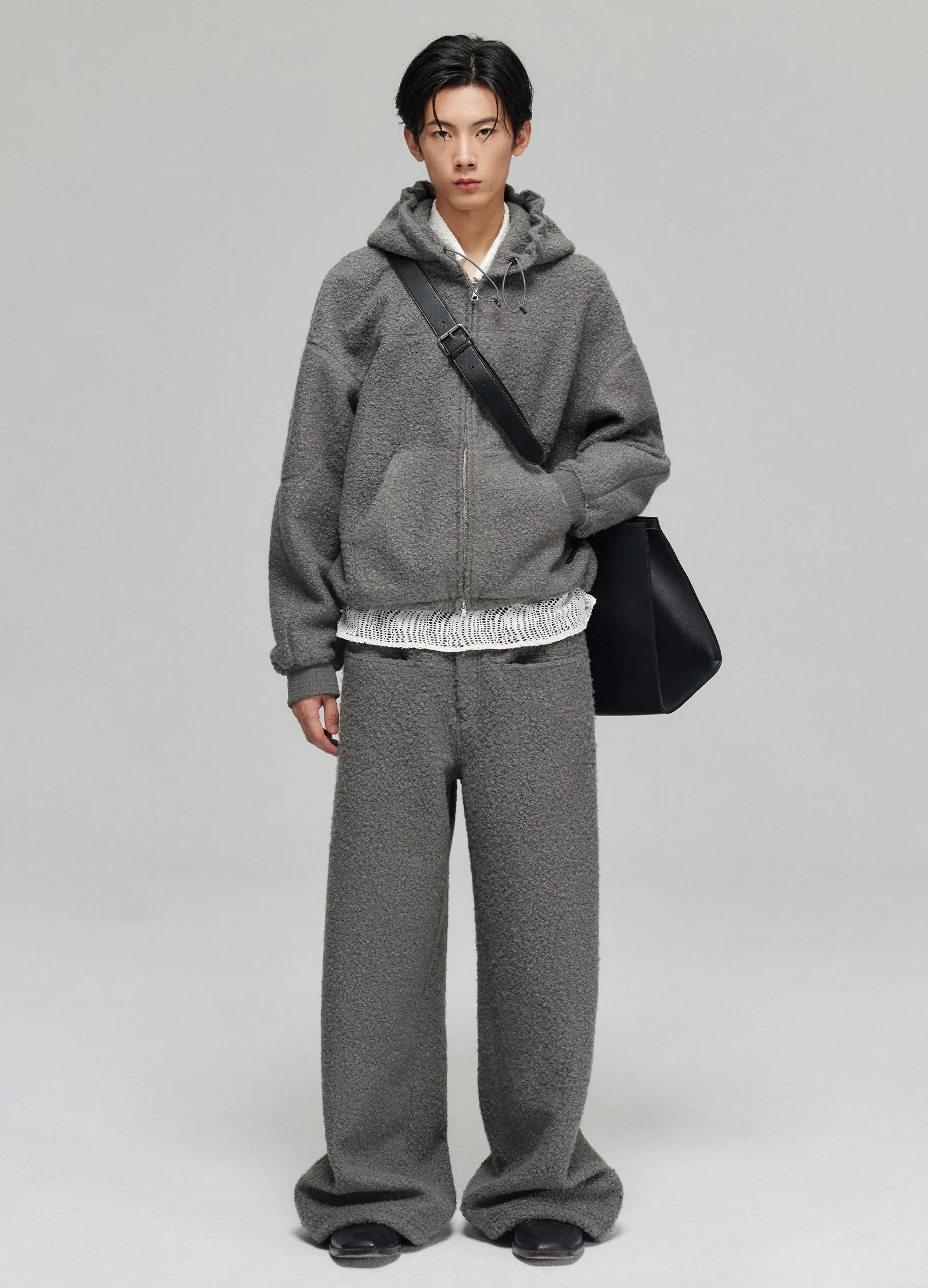 Fleece Wide Leg Trousers - Image 13
