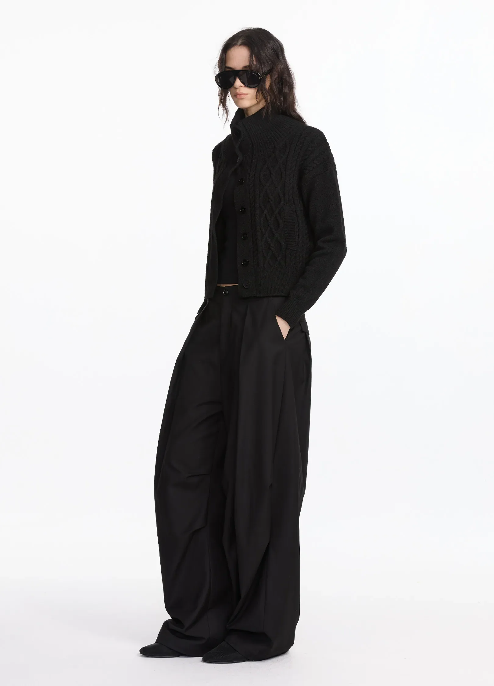 Fluid Pleated Pants - Image 8