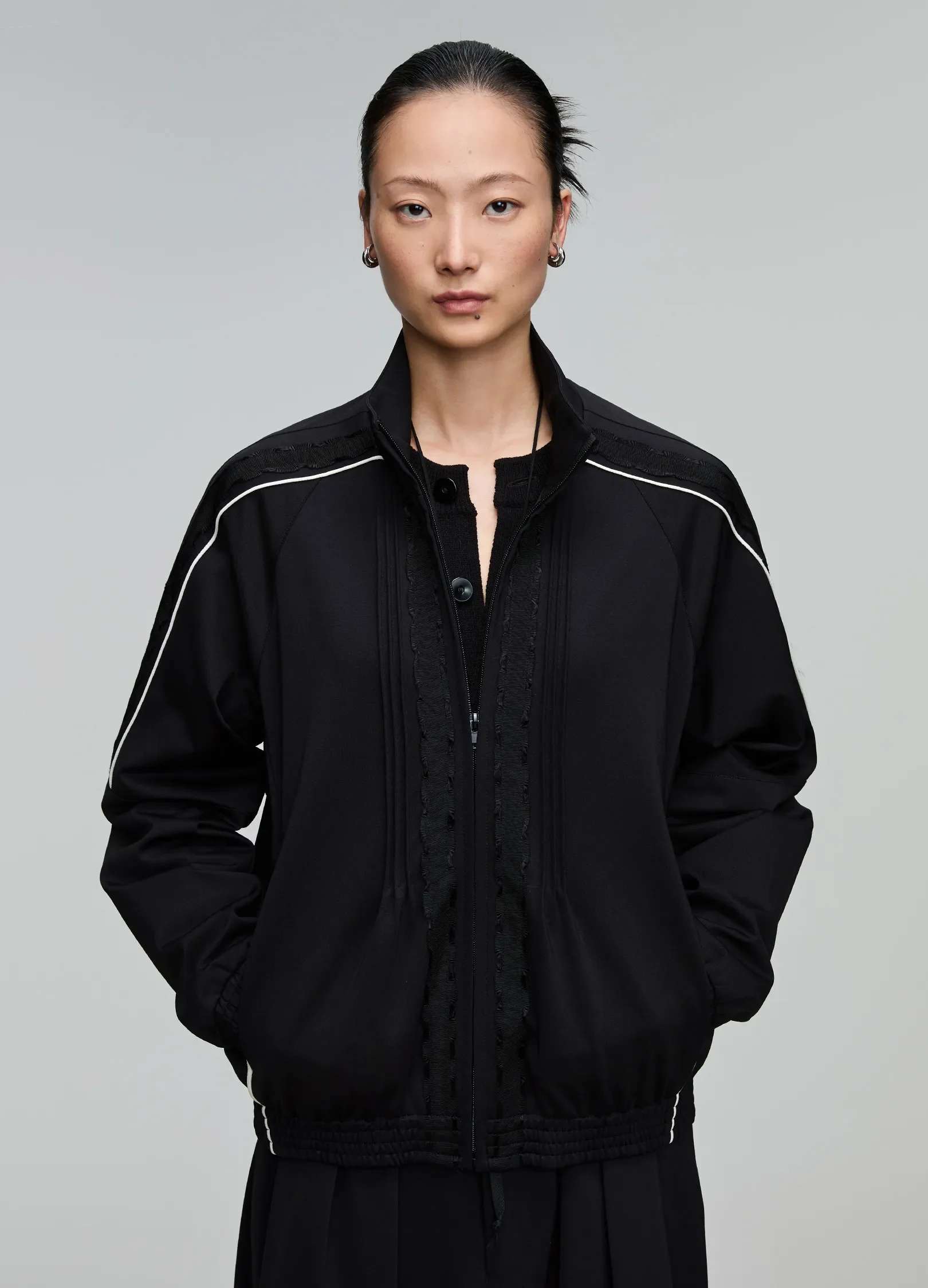 Frayed Track Jacket - Image 4
