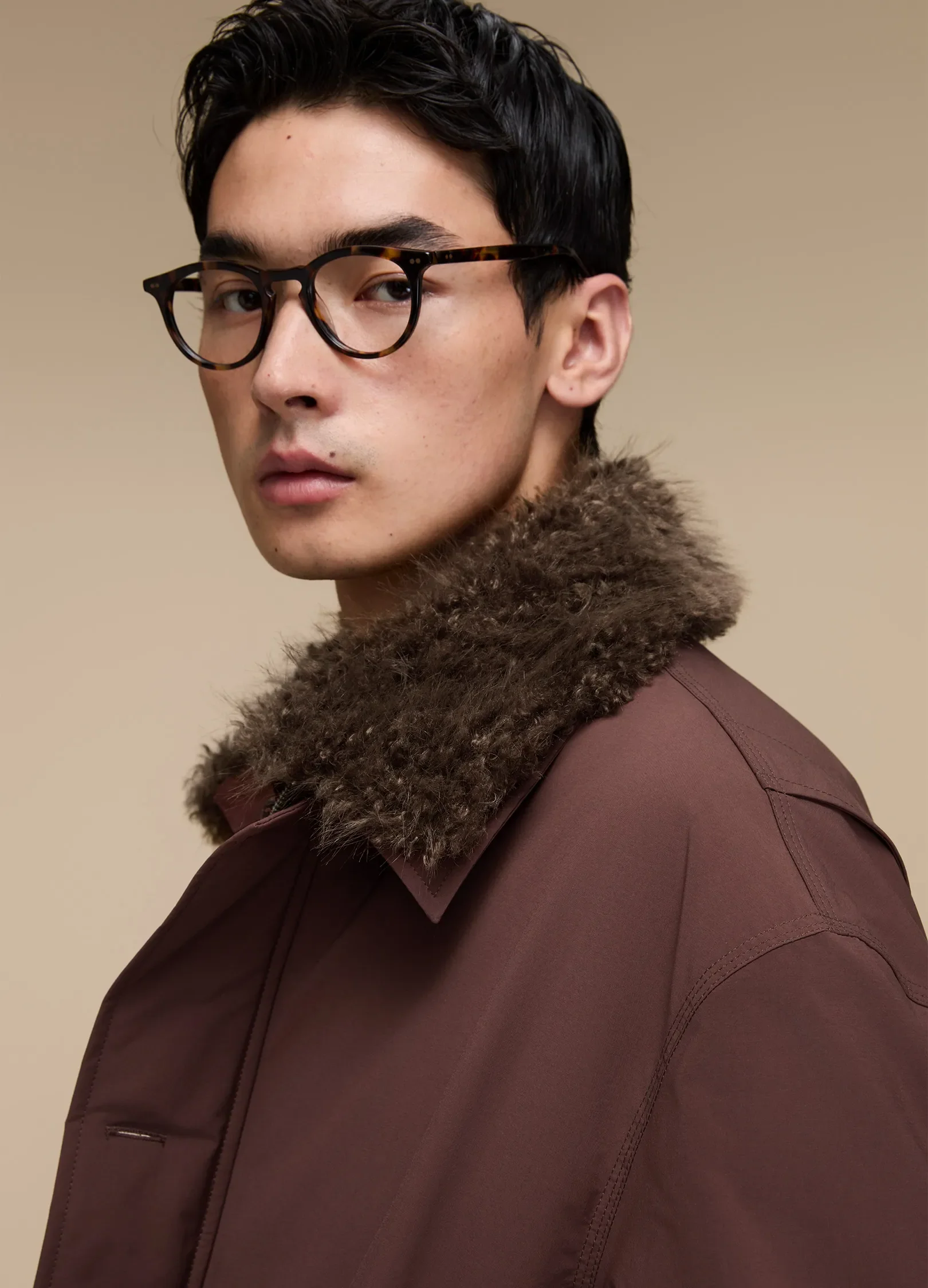 Fur Aviator Jacket - Image 7