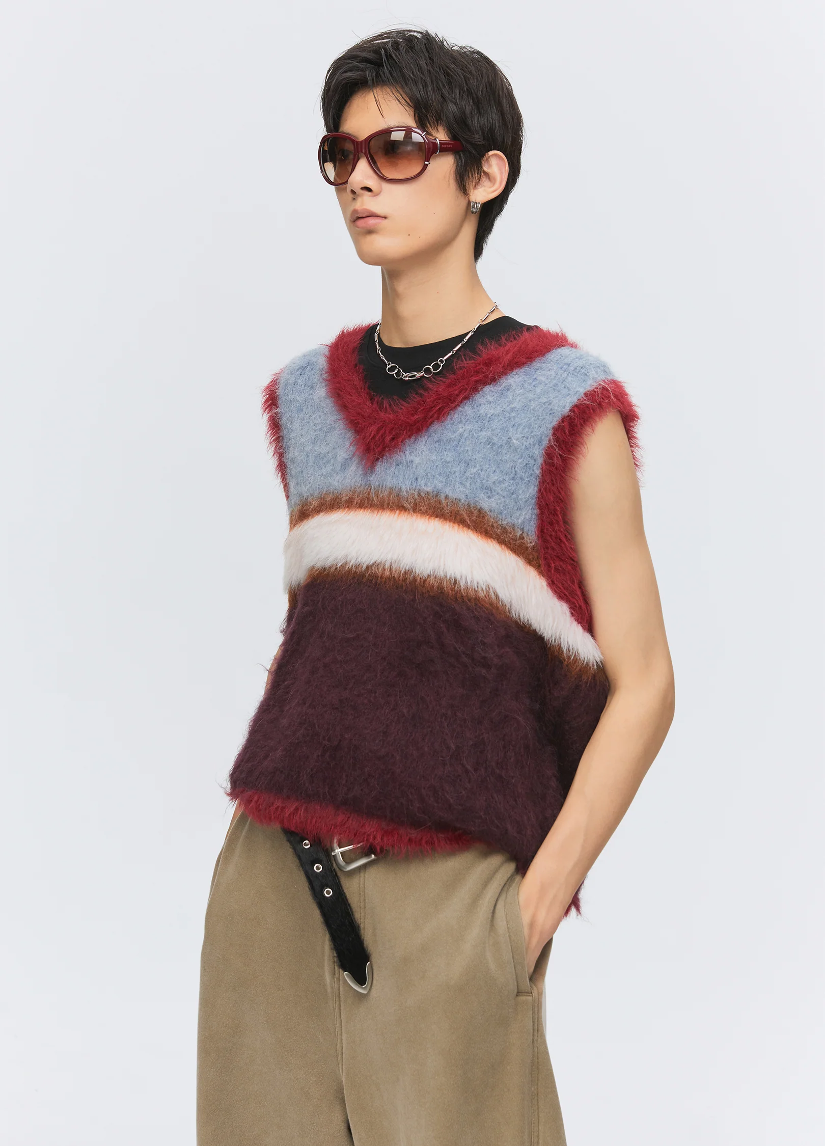 Fuzz Sweater Vest - Image 3