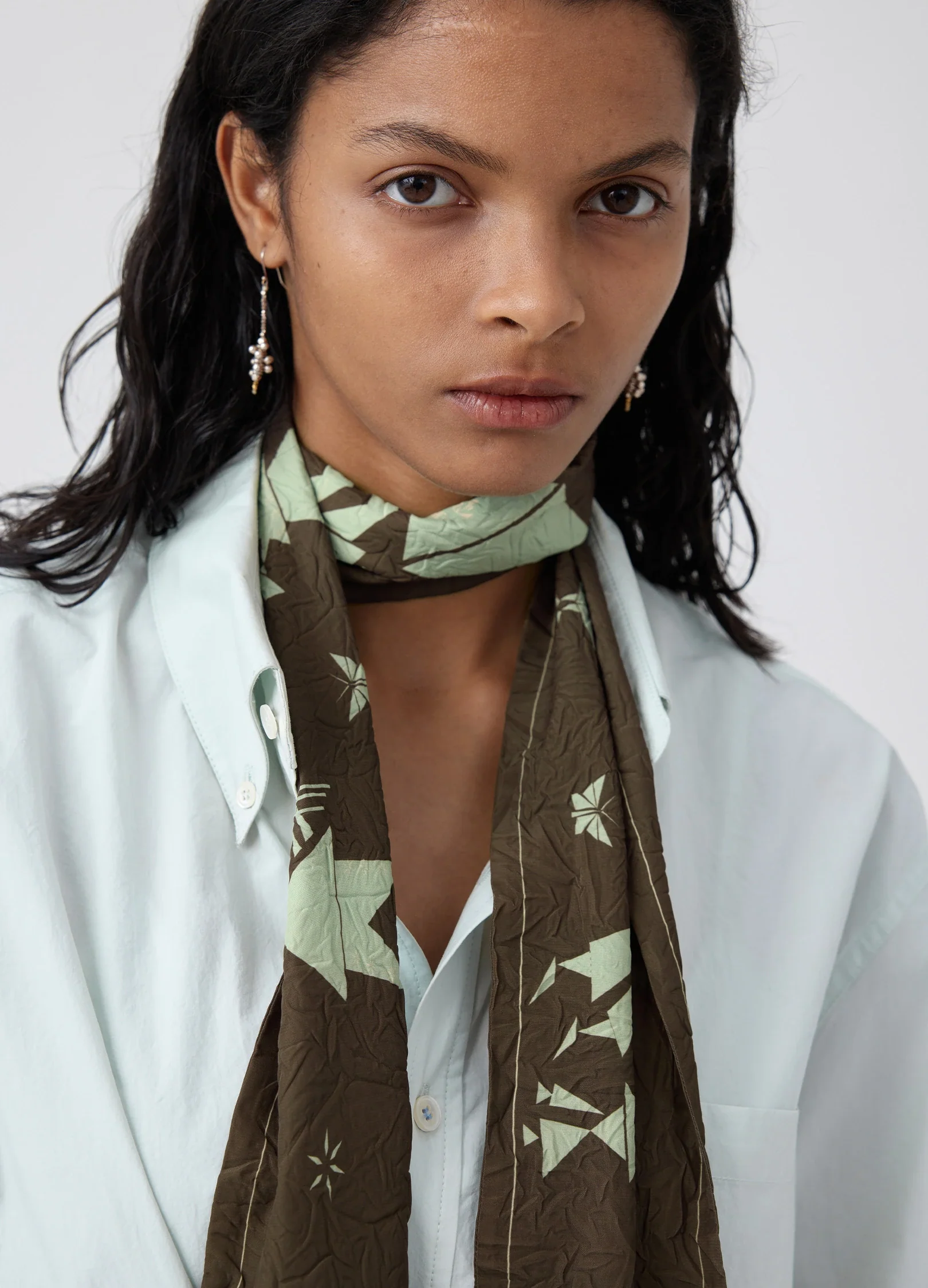 Graphic Pattern Scarf - Image 3