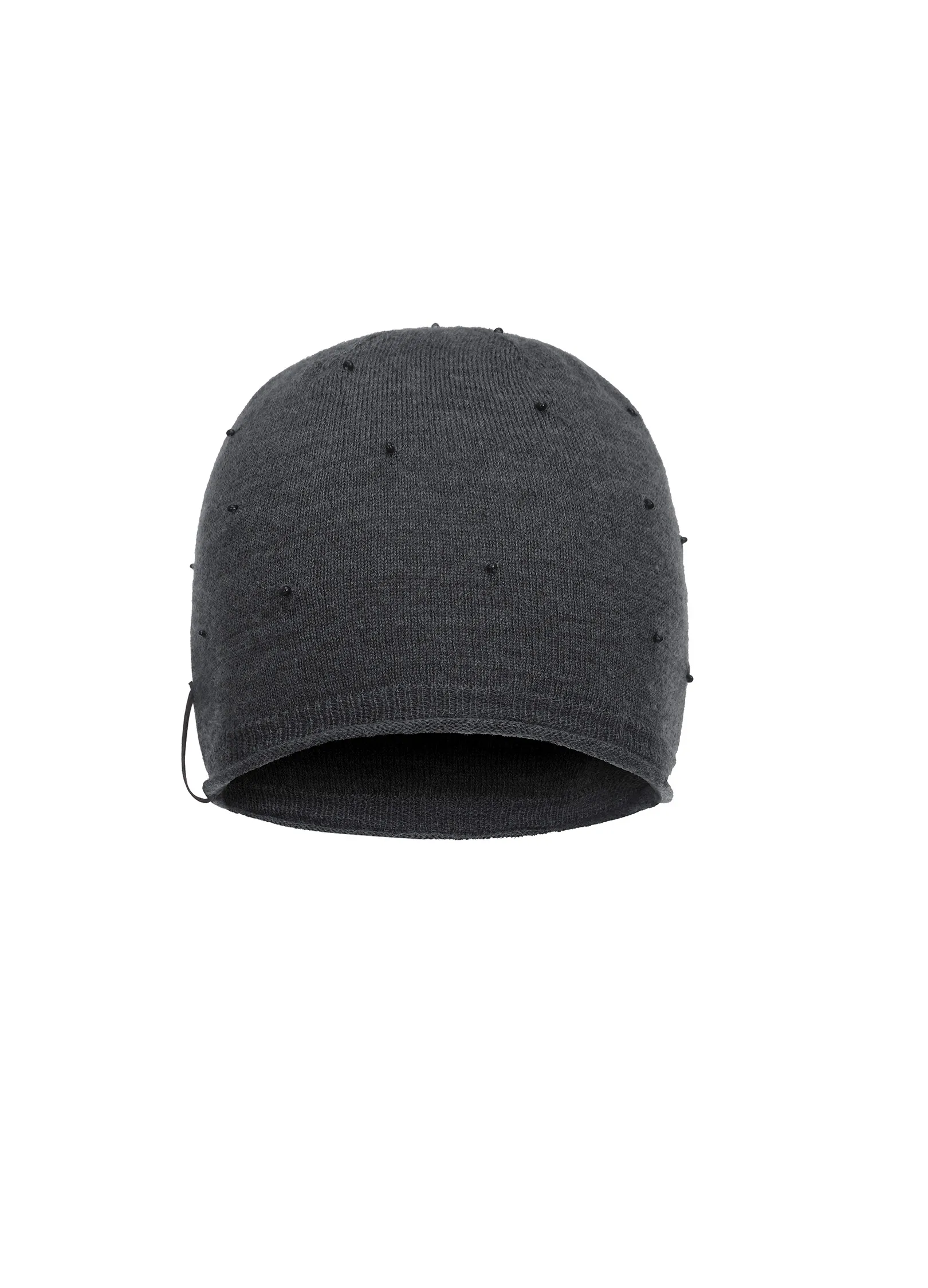 Hand-Studded Merino Wool Beanie - Image 11