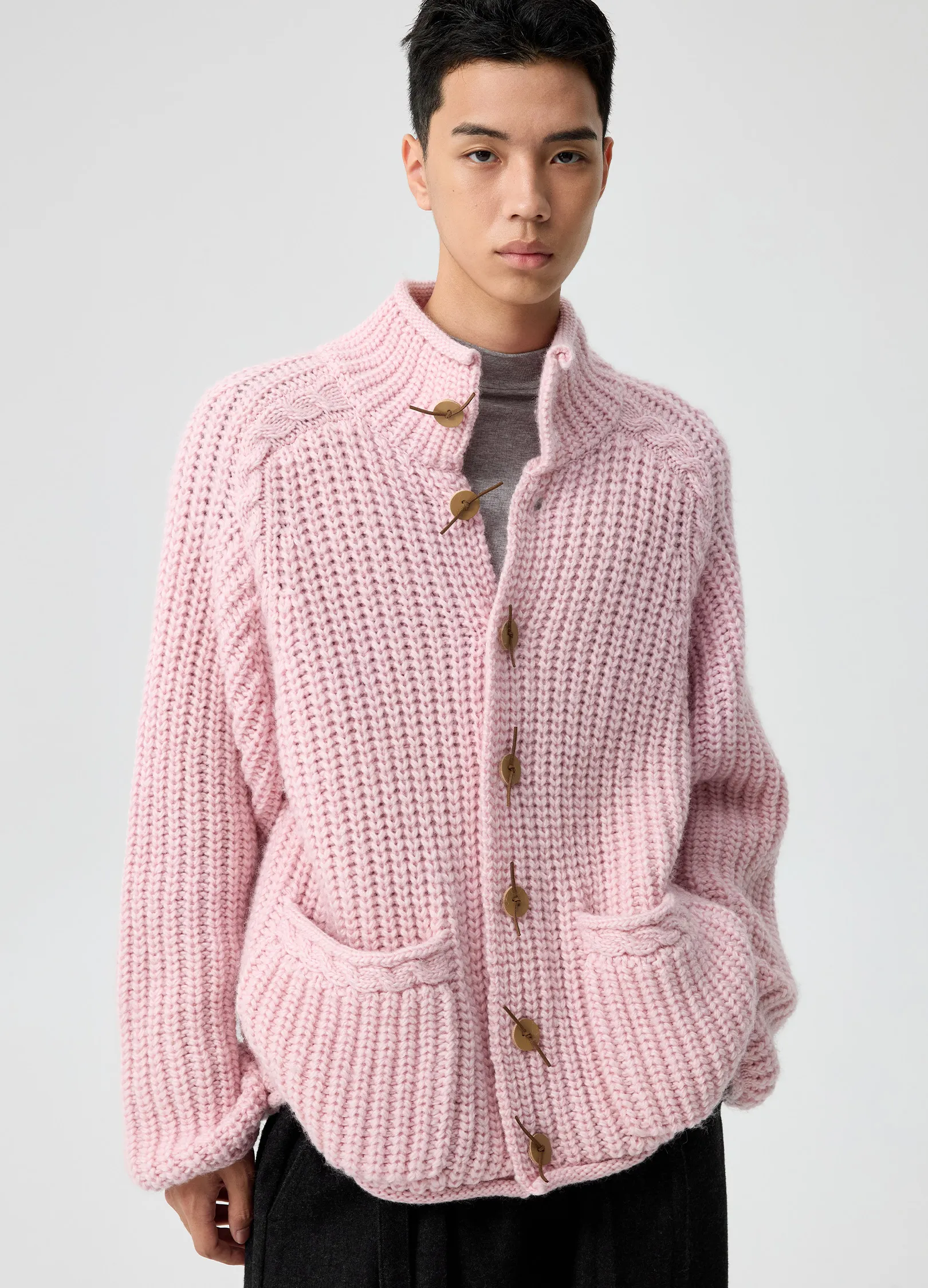 Heavy Knit Cardigan - Image 4