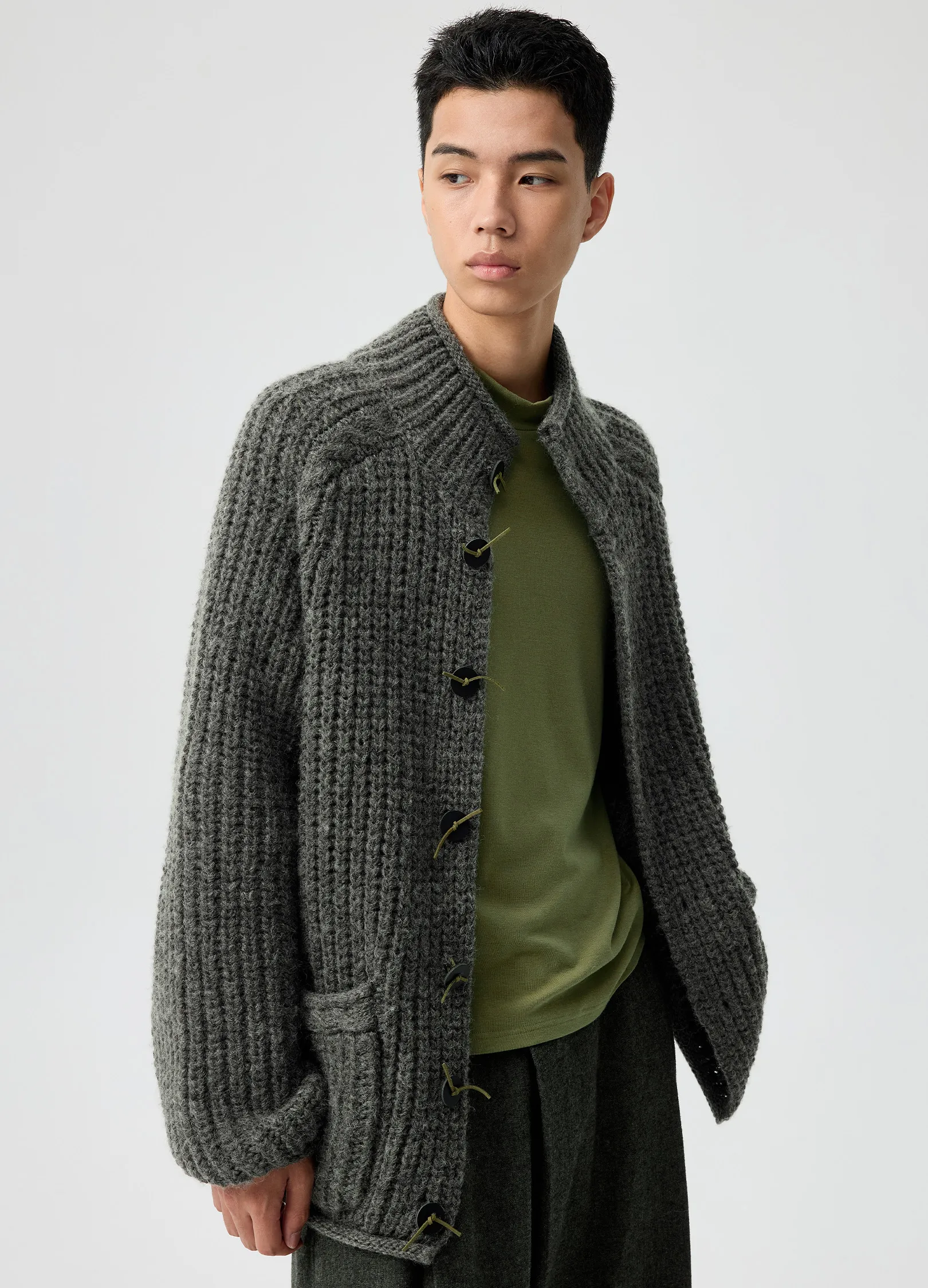 Heavy Knit Cardigan - Image 5