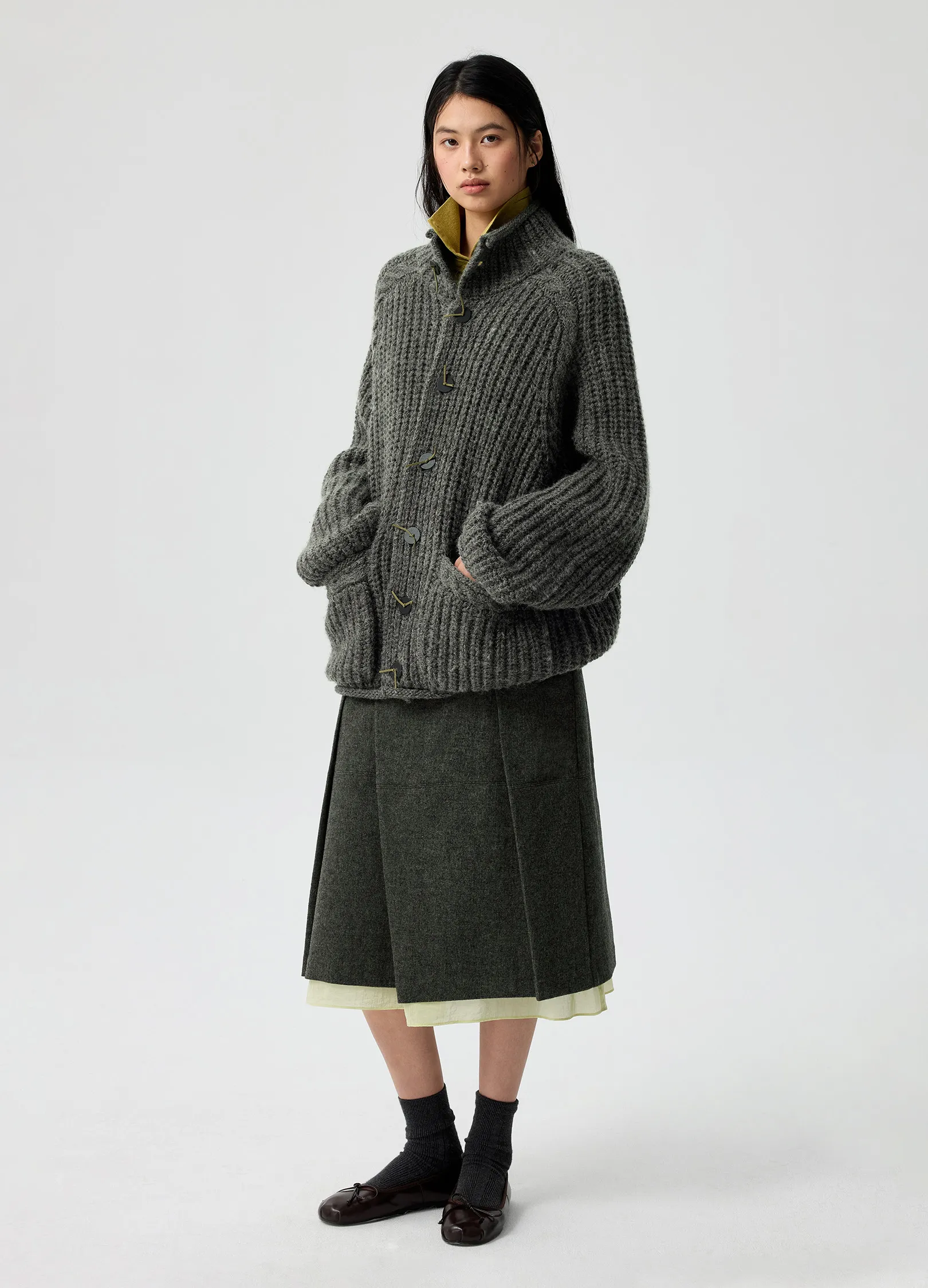 Heavy Knit Cardigan - Image 7