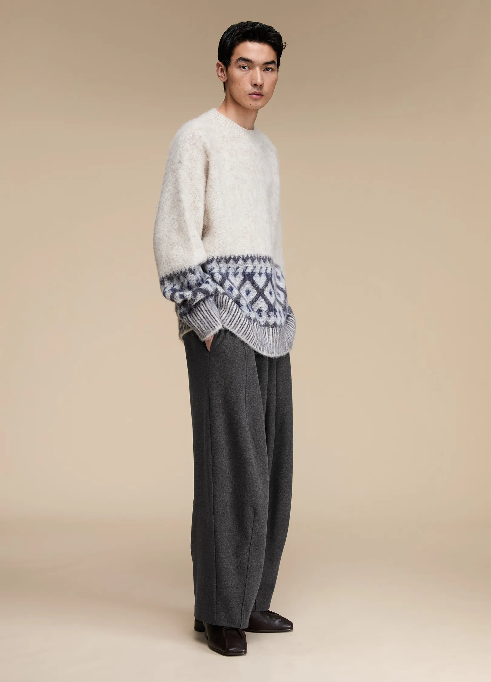 Heavy Tweed Trousers - Image 7