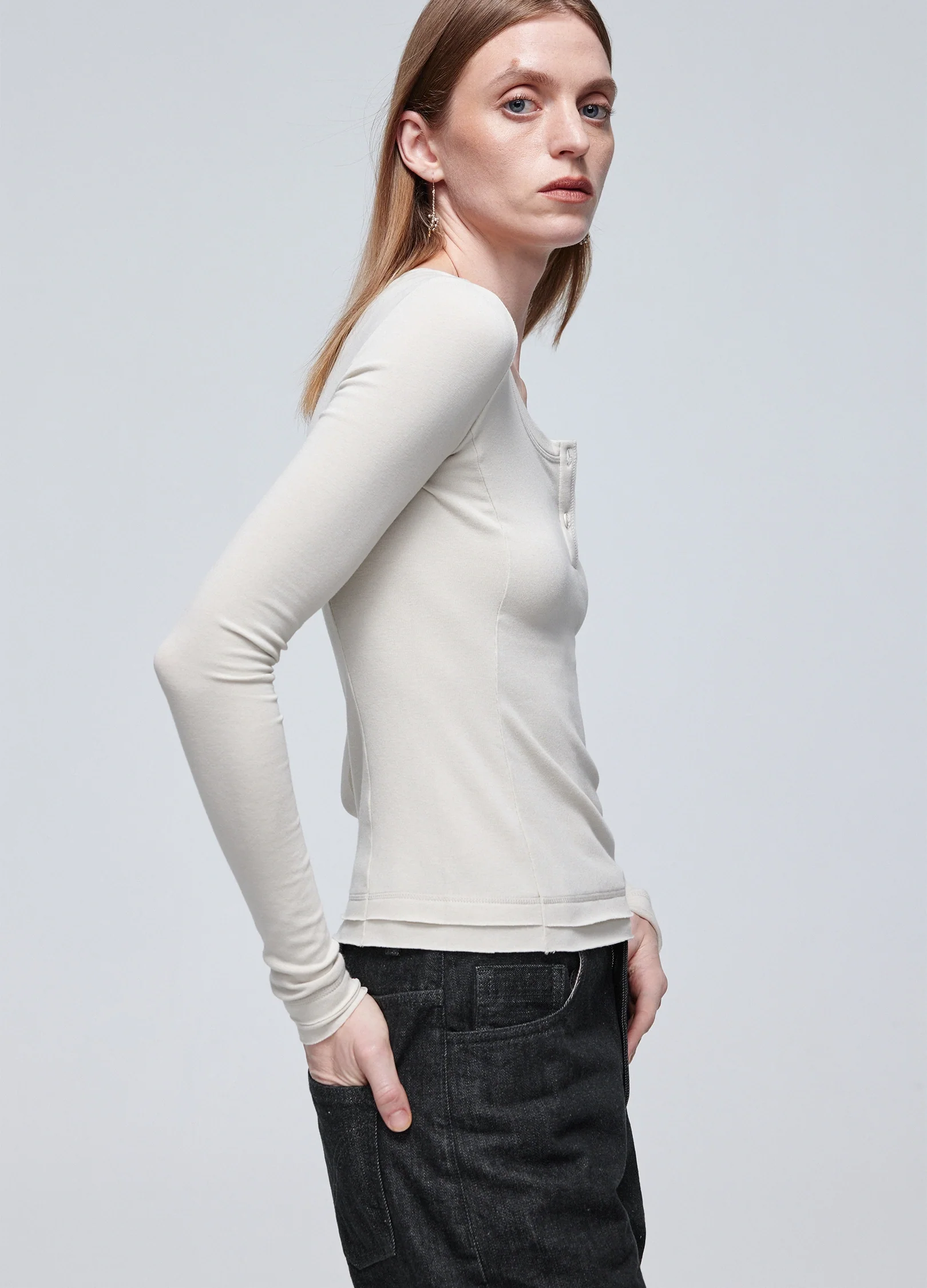 Henley Shirt Womens - Image 9