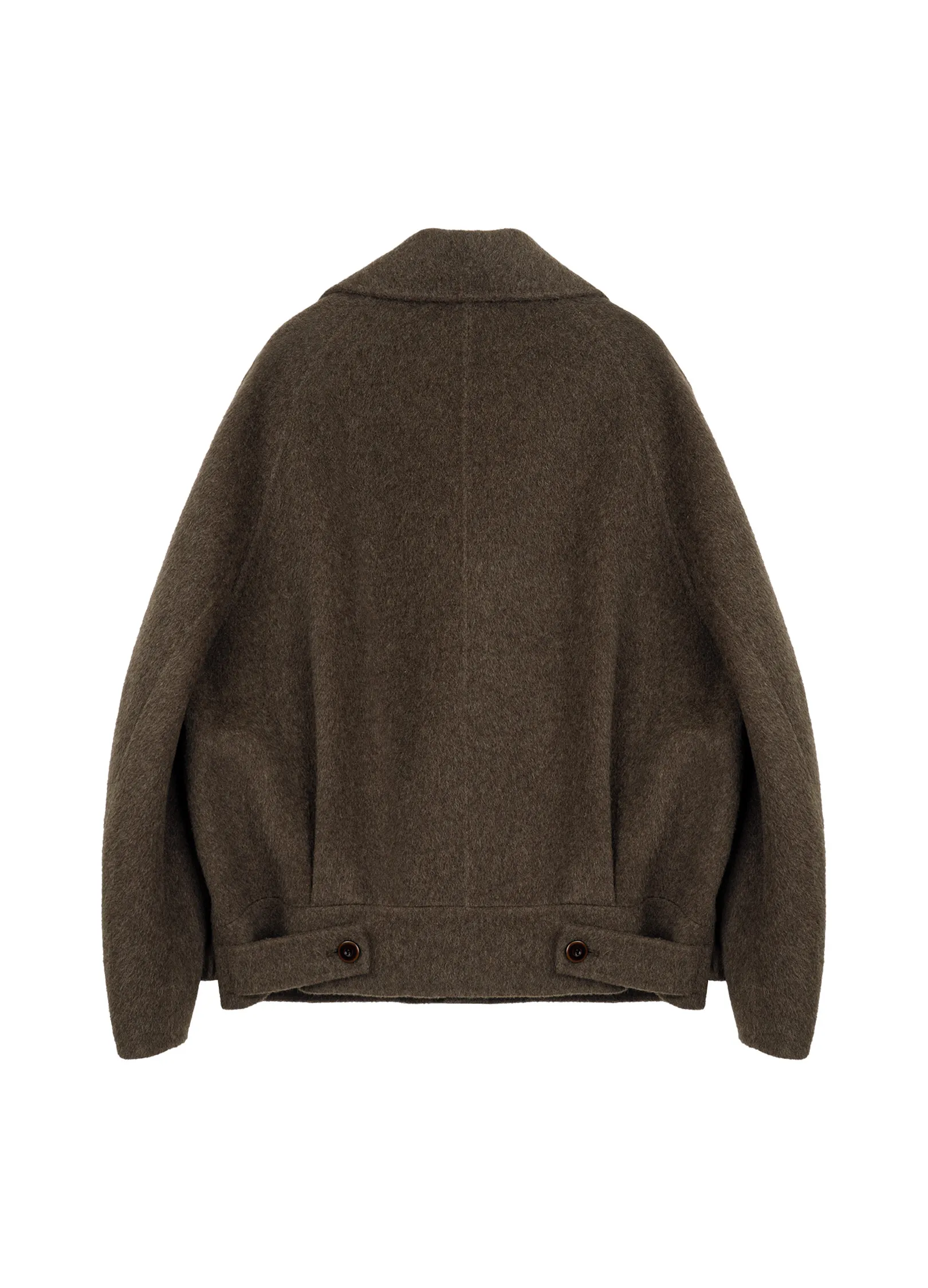 High Neck Wool Jacket - Image 16