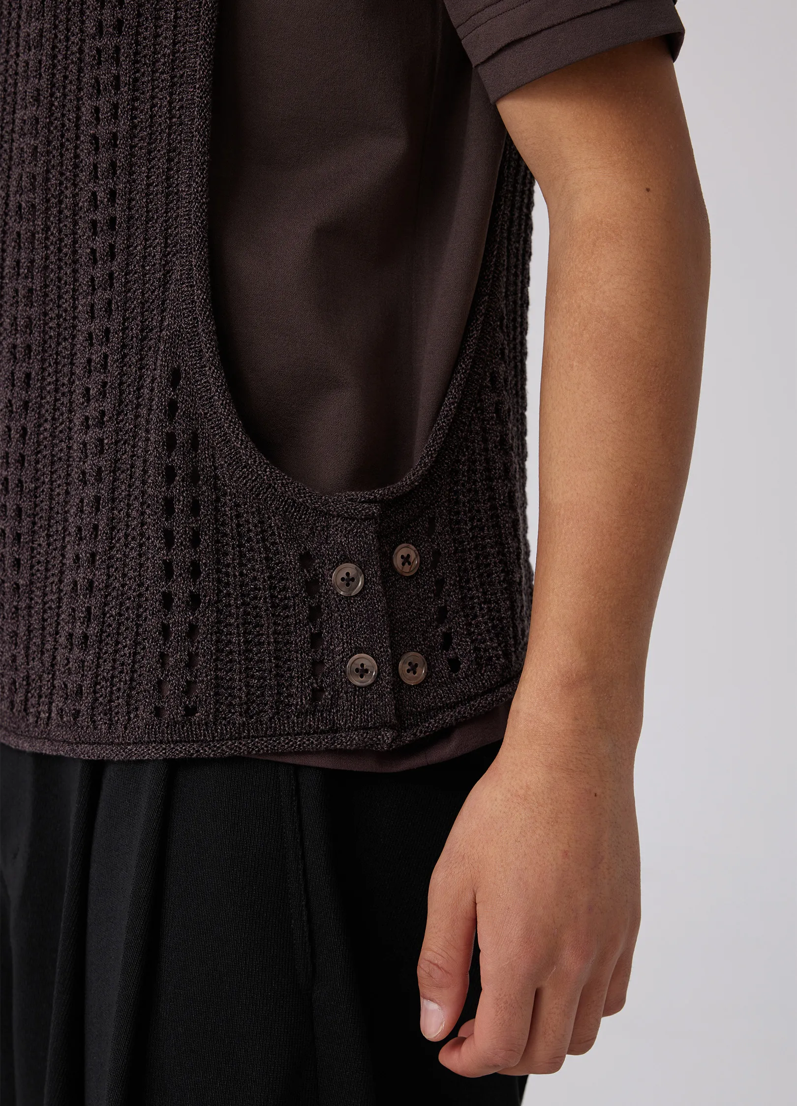 Hollow Crochet Vest - Image 12